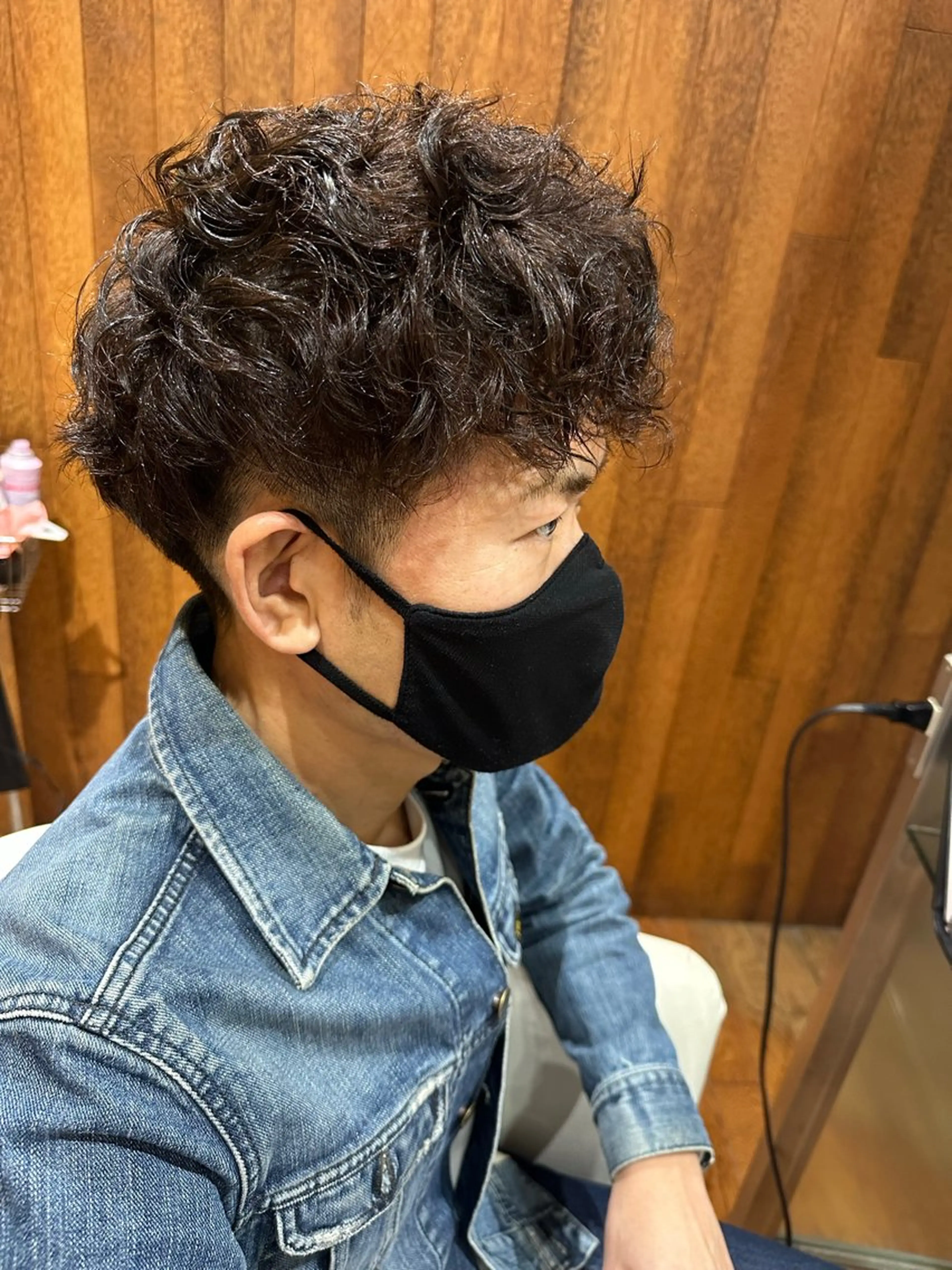 パーマ メンズ カット パーマ 💖ERI💖/酸性 ストレートNo.1のヘアスタイル