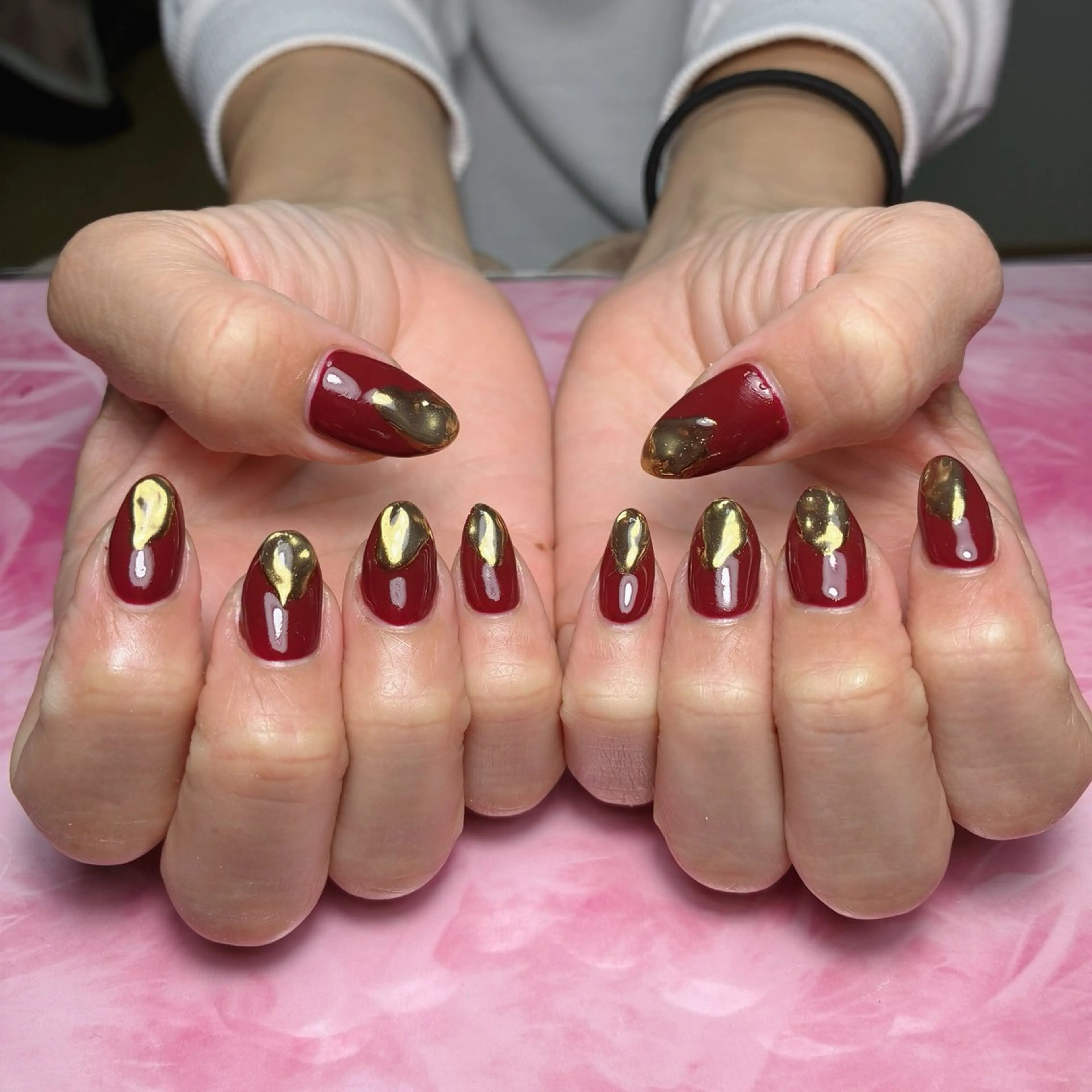 ミディアム ハンドネイル hs nail salonのネイルデザイン