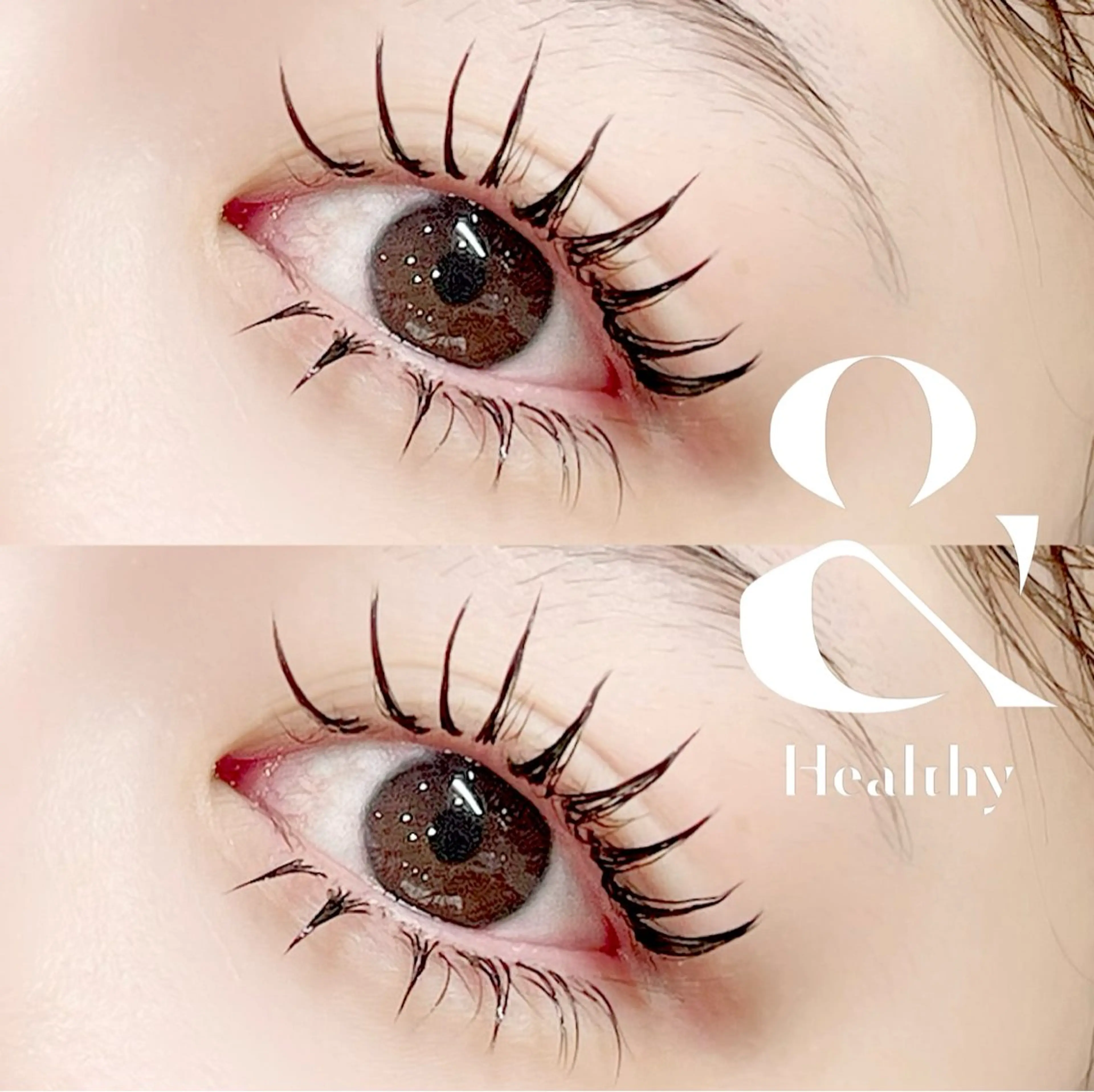 【12月限定】❤️まつ毛エクステフラットラッシュ１２０本➕下まつ毛６０本❤️オフ込みの写真