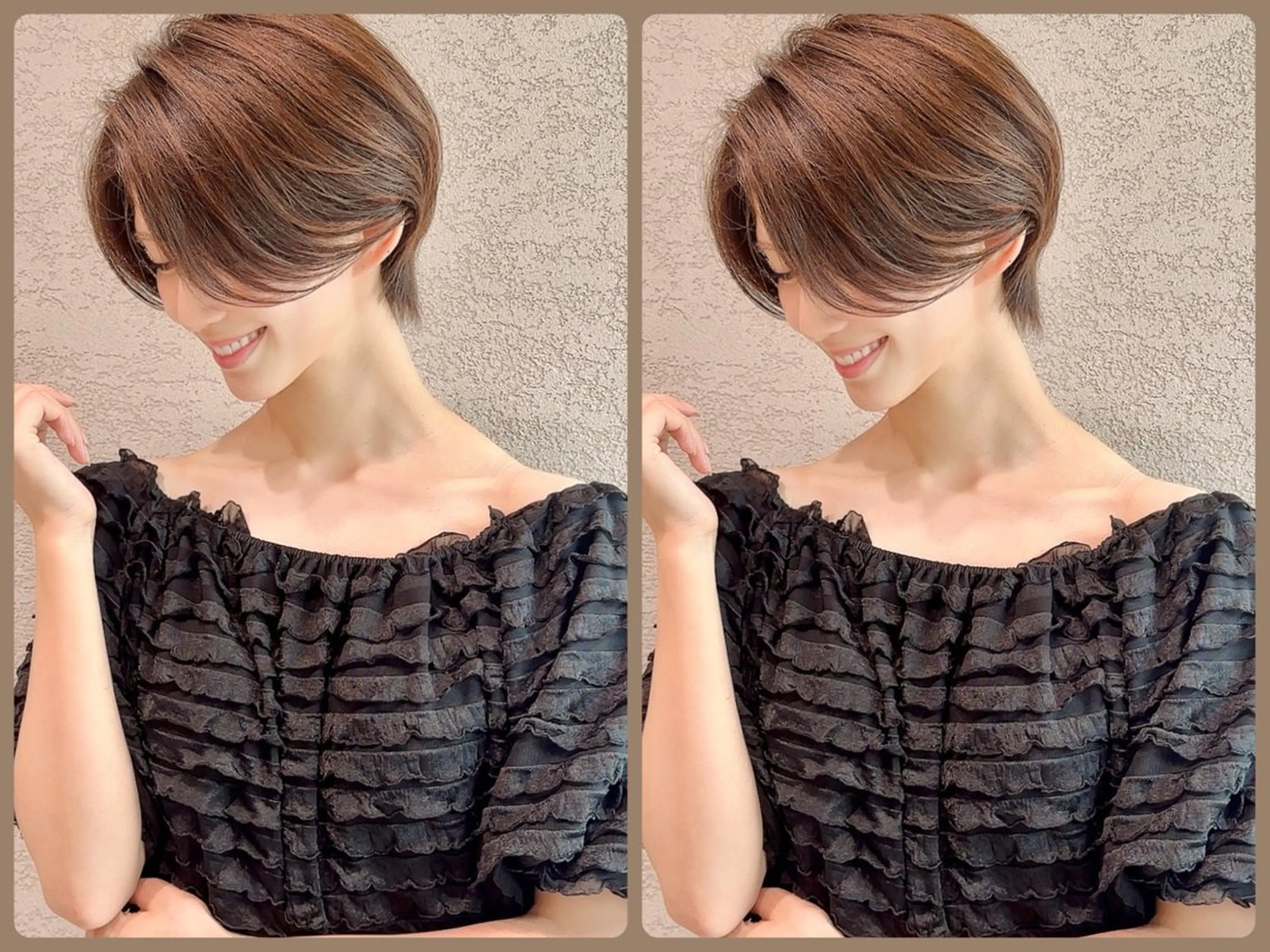 ショート カット レイヤー❣️縮毛矯正 川村利幸のヘアスタイル