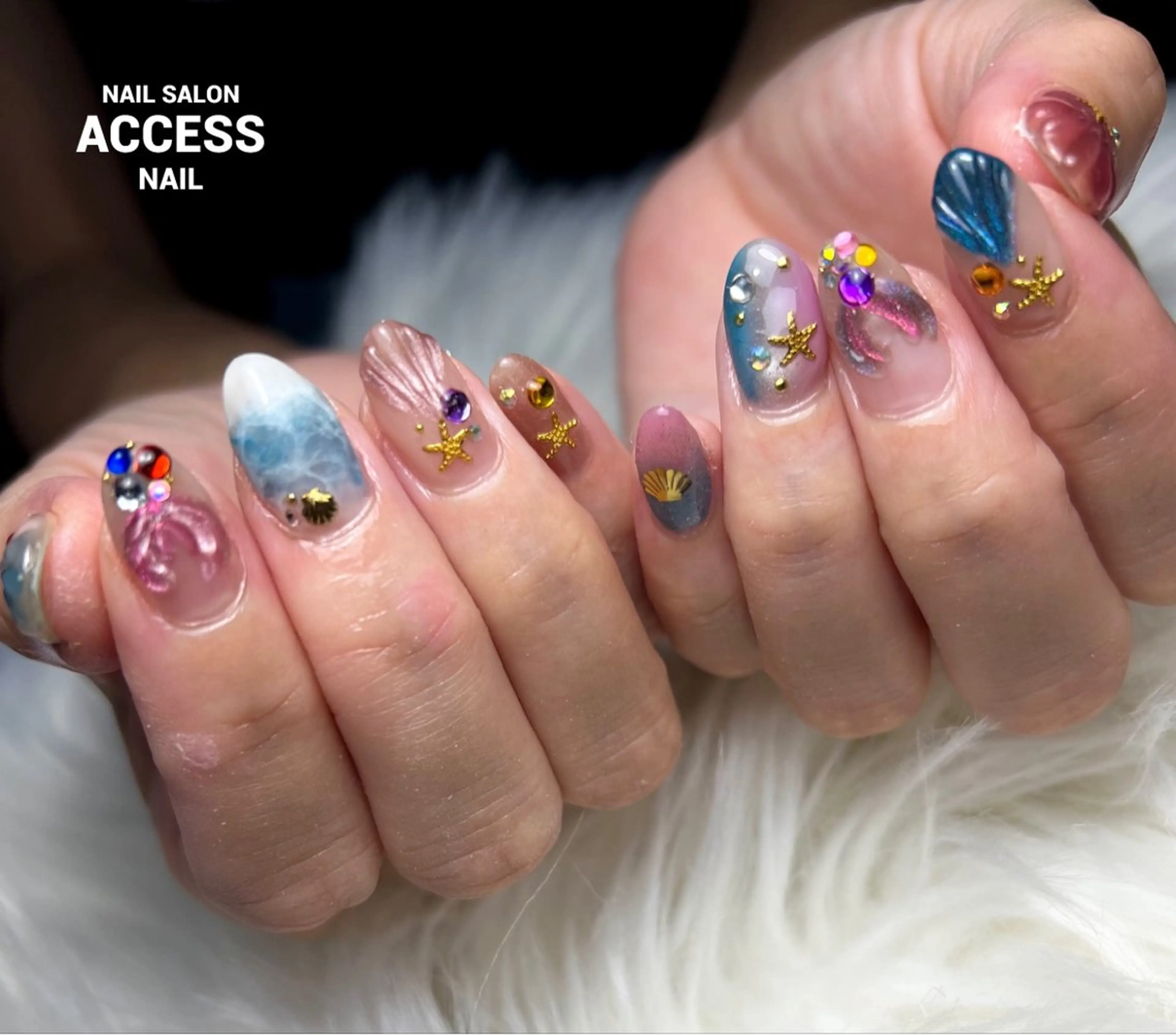 ネイル ハンドネイル access nailのネイルデザイン