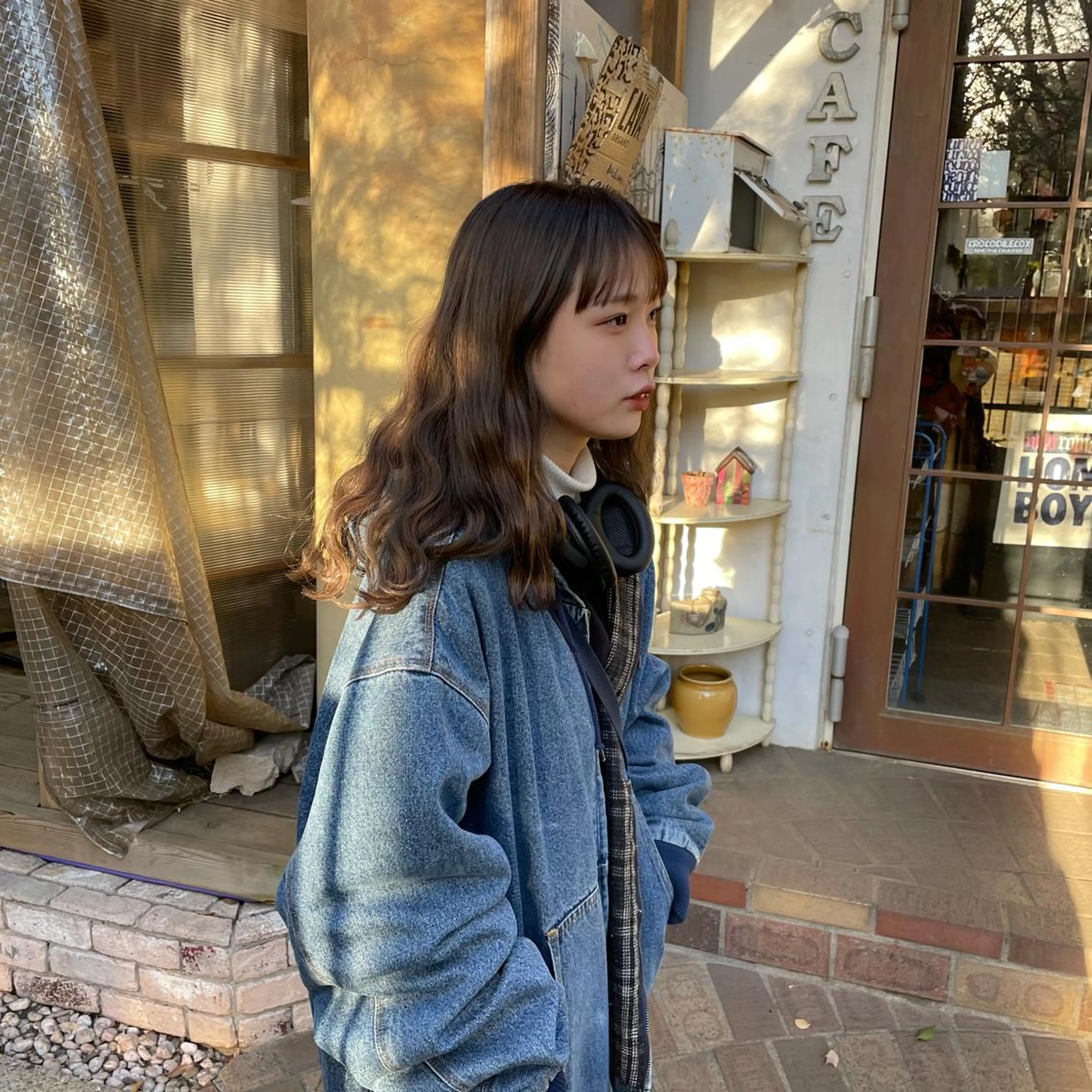 セミロング ヘアアレンジ insence所属・ヤノ ユリカ   🥑のヘアスタイル