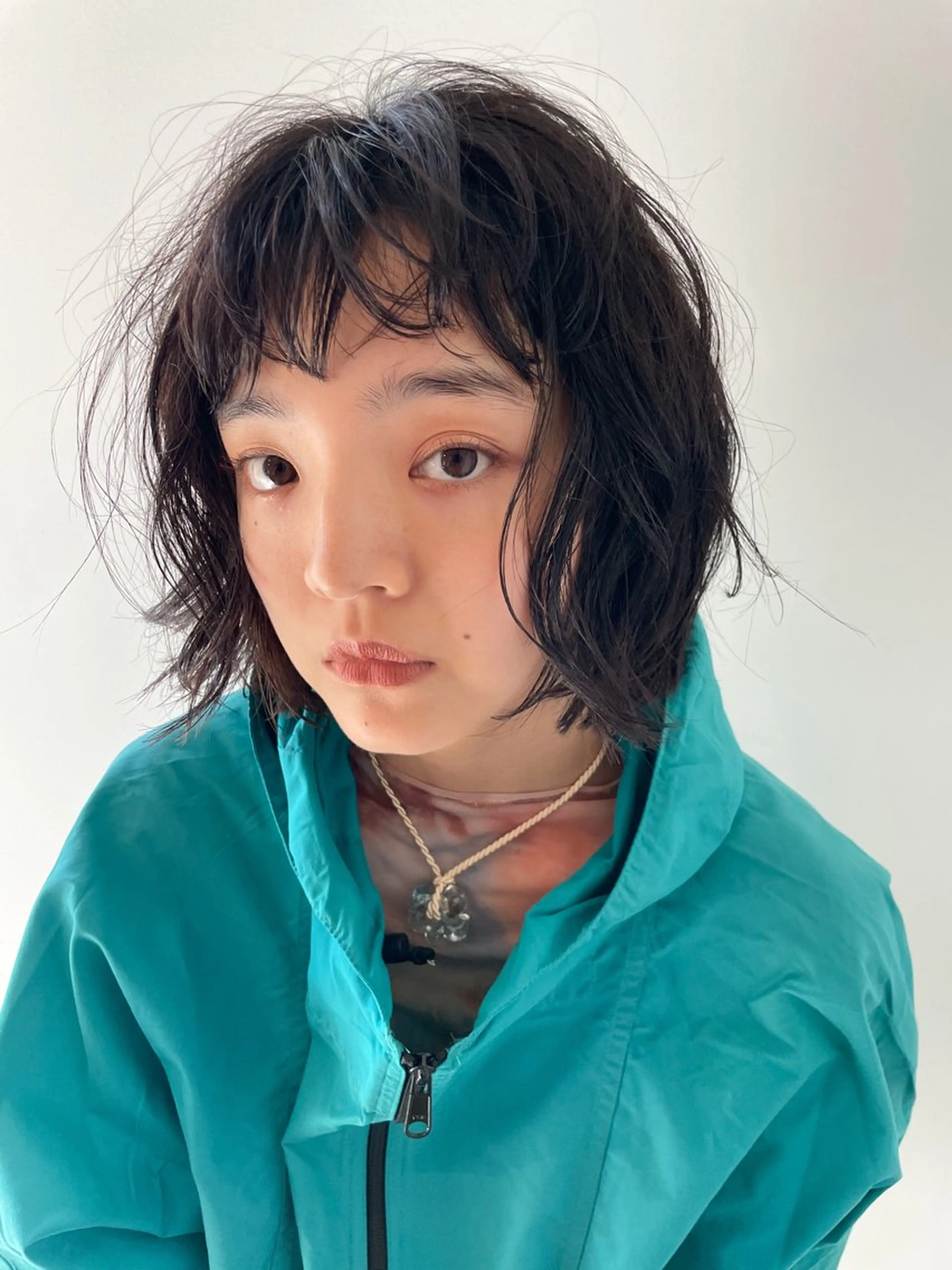 ミディアム カラー ボブ レイヤーカット Takuma Suzuki中目黒のヘアスタイル