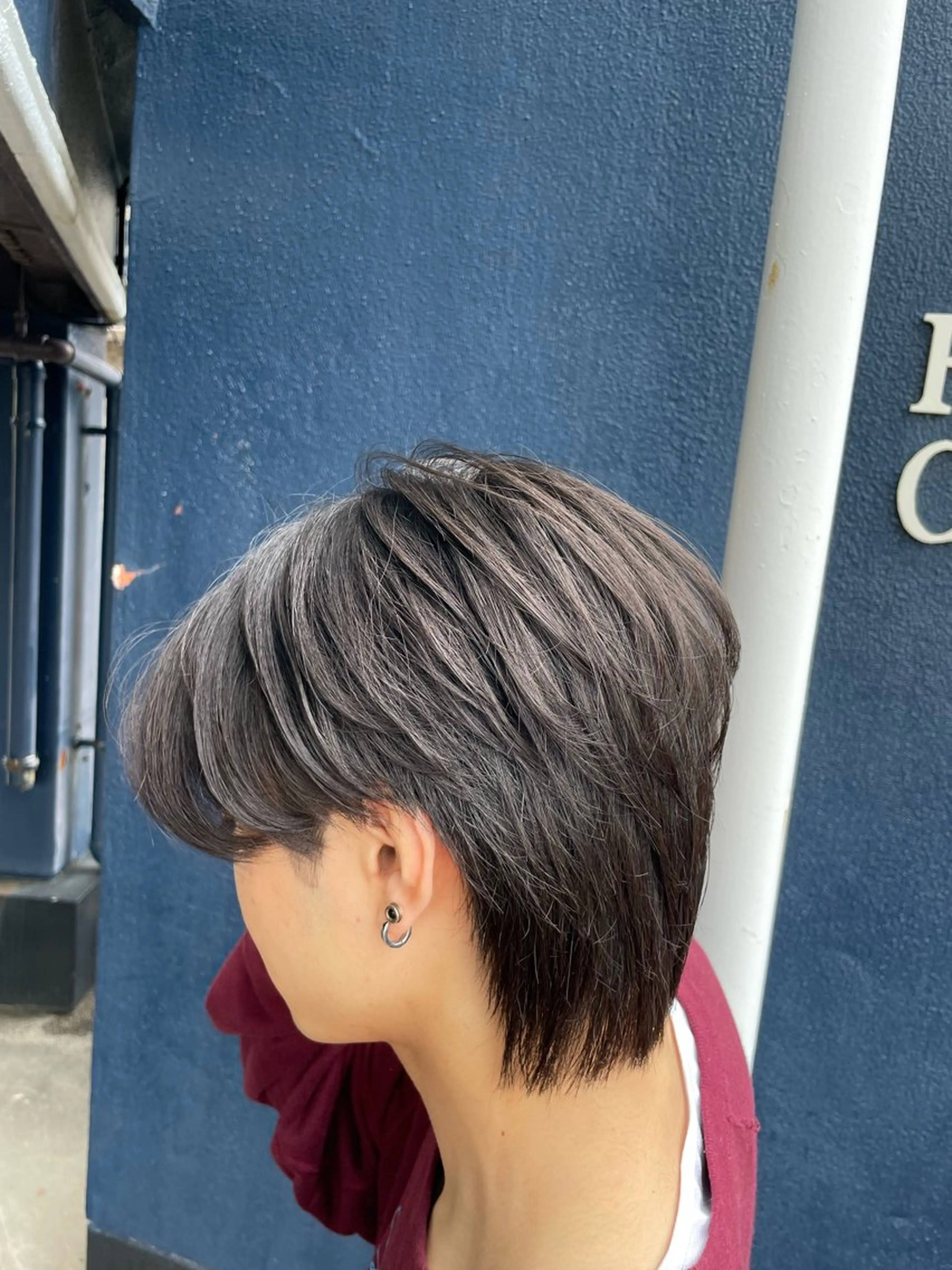 ミディアム メンズ 西岡 勇人のヘアスタイル