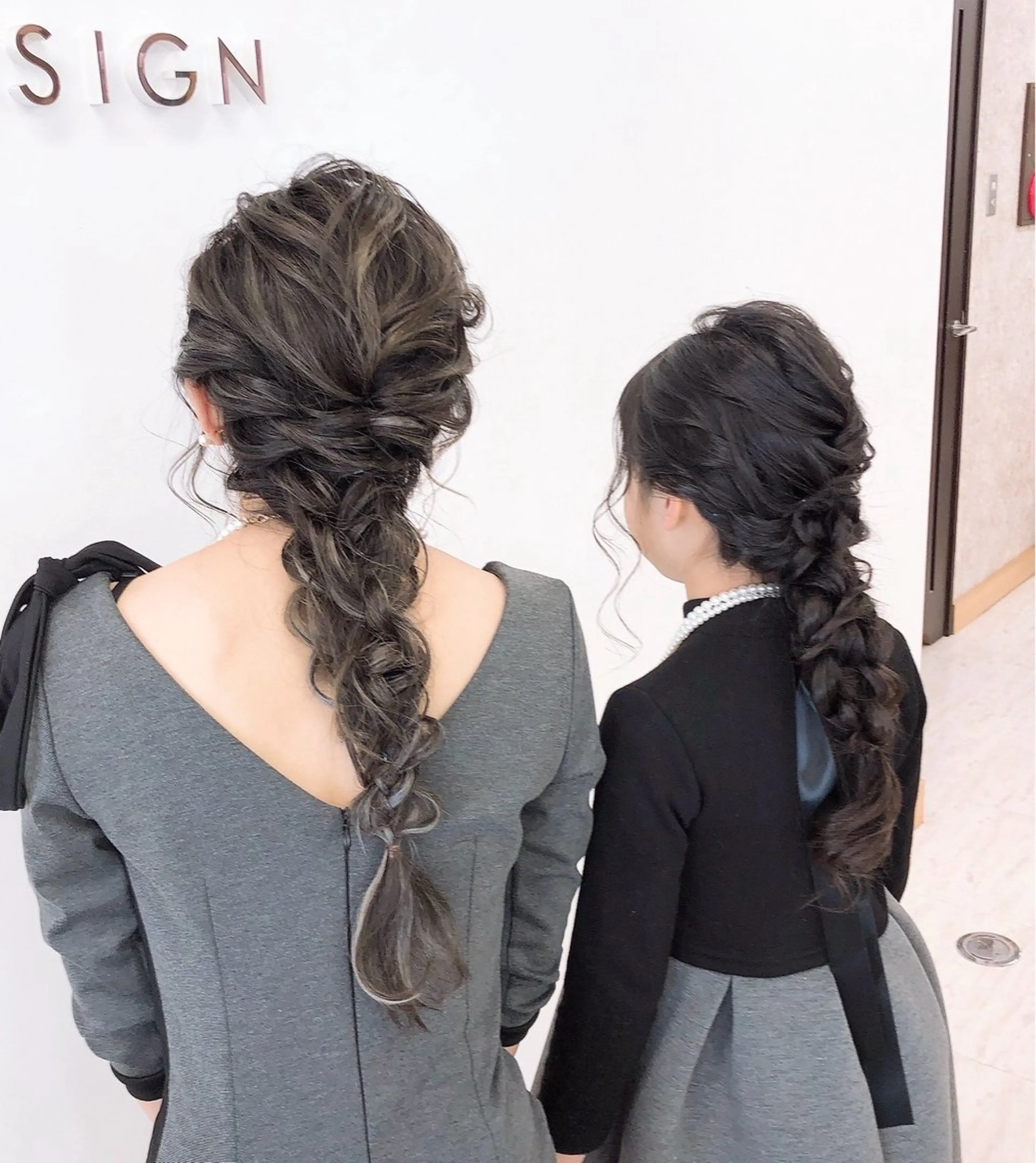 🌱ヘアセット🌱(ハーフアップ・シニヨン・編みおろし等)の写真