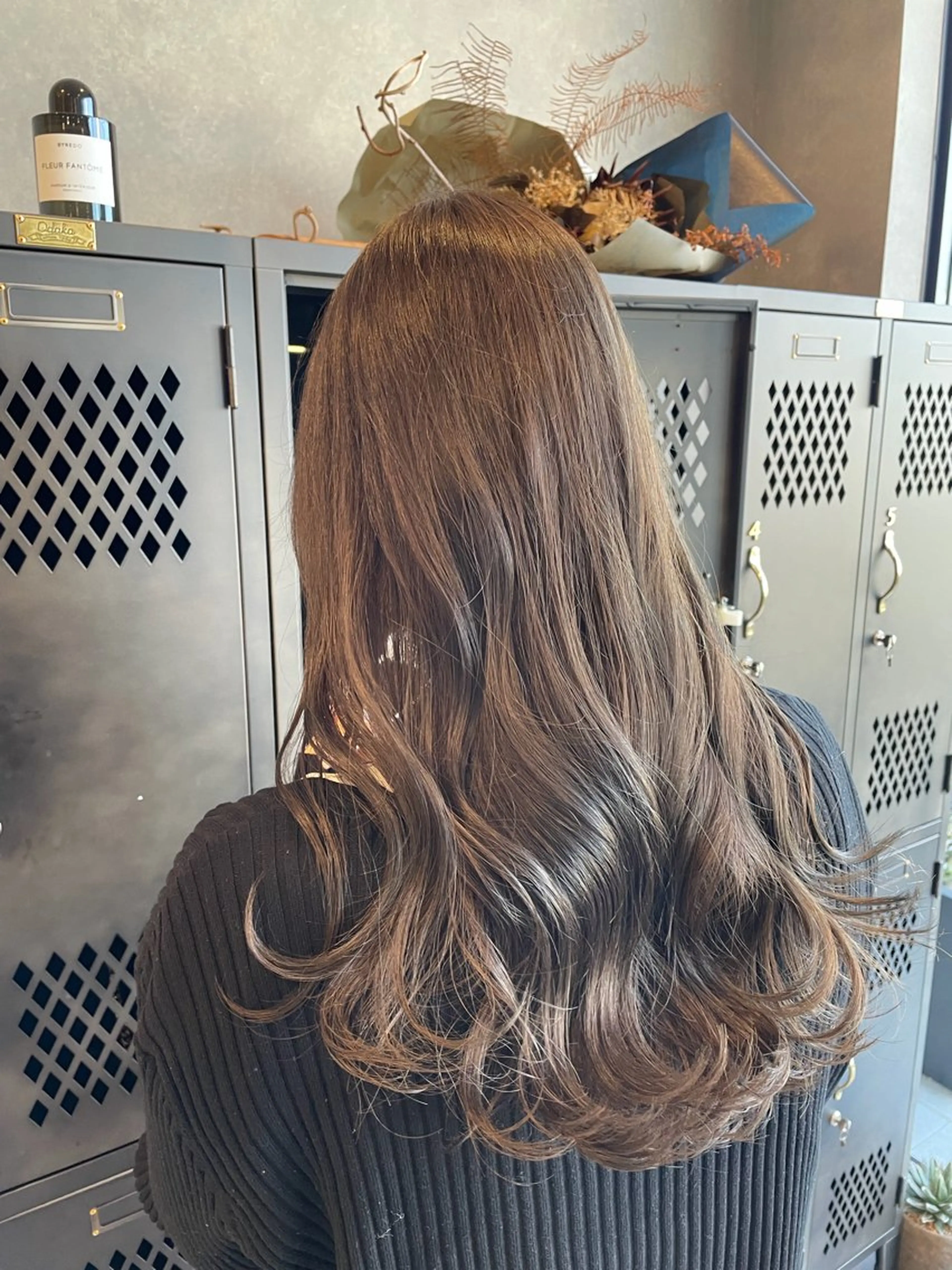 ロング カット ヘアカラー トリートメント 柄澤 菜南子のヘアスタイル