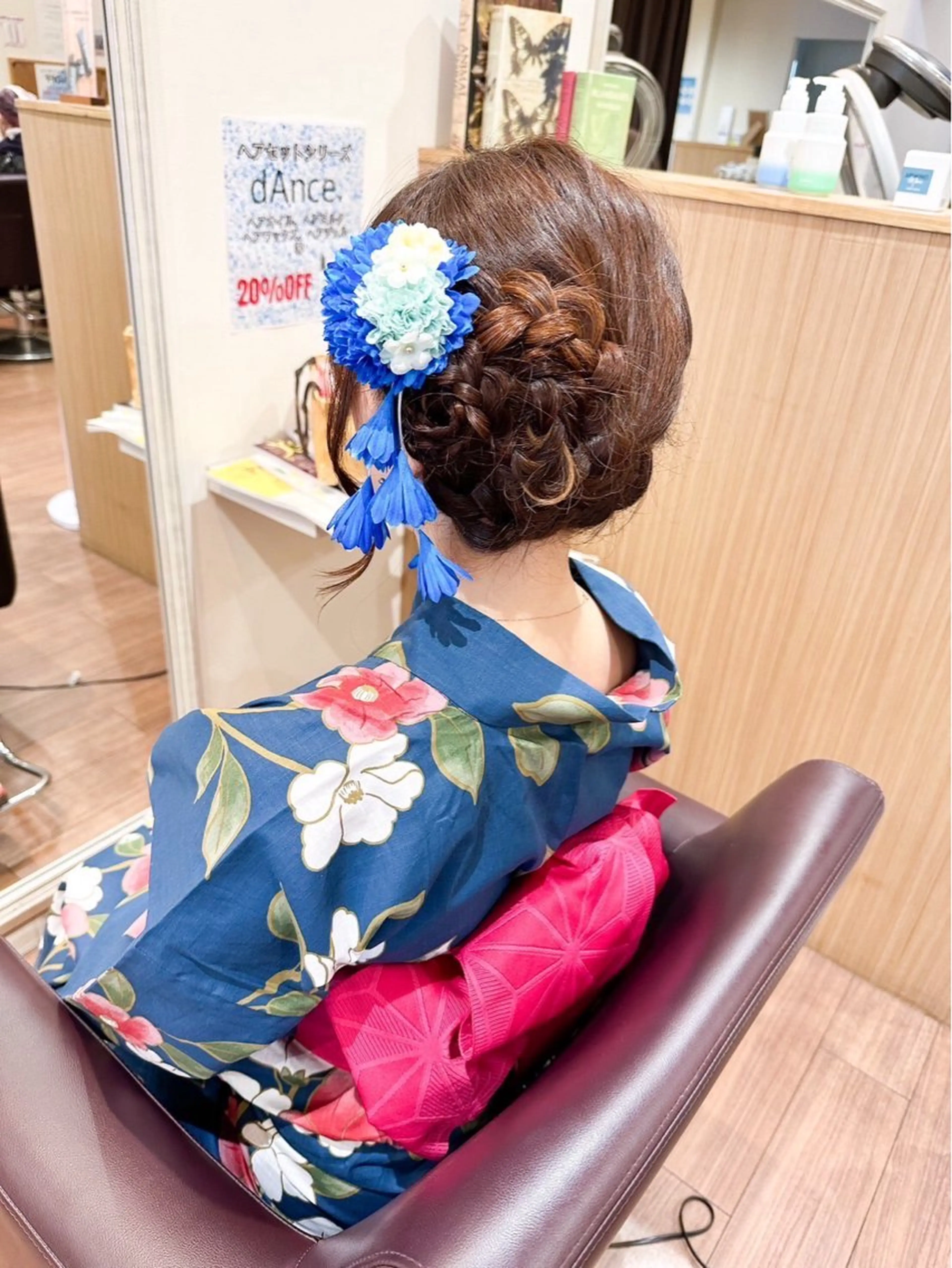 ロング ヘアアレンジ 浴衣 織田 悦子のマツエク・マツパデザイン