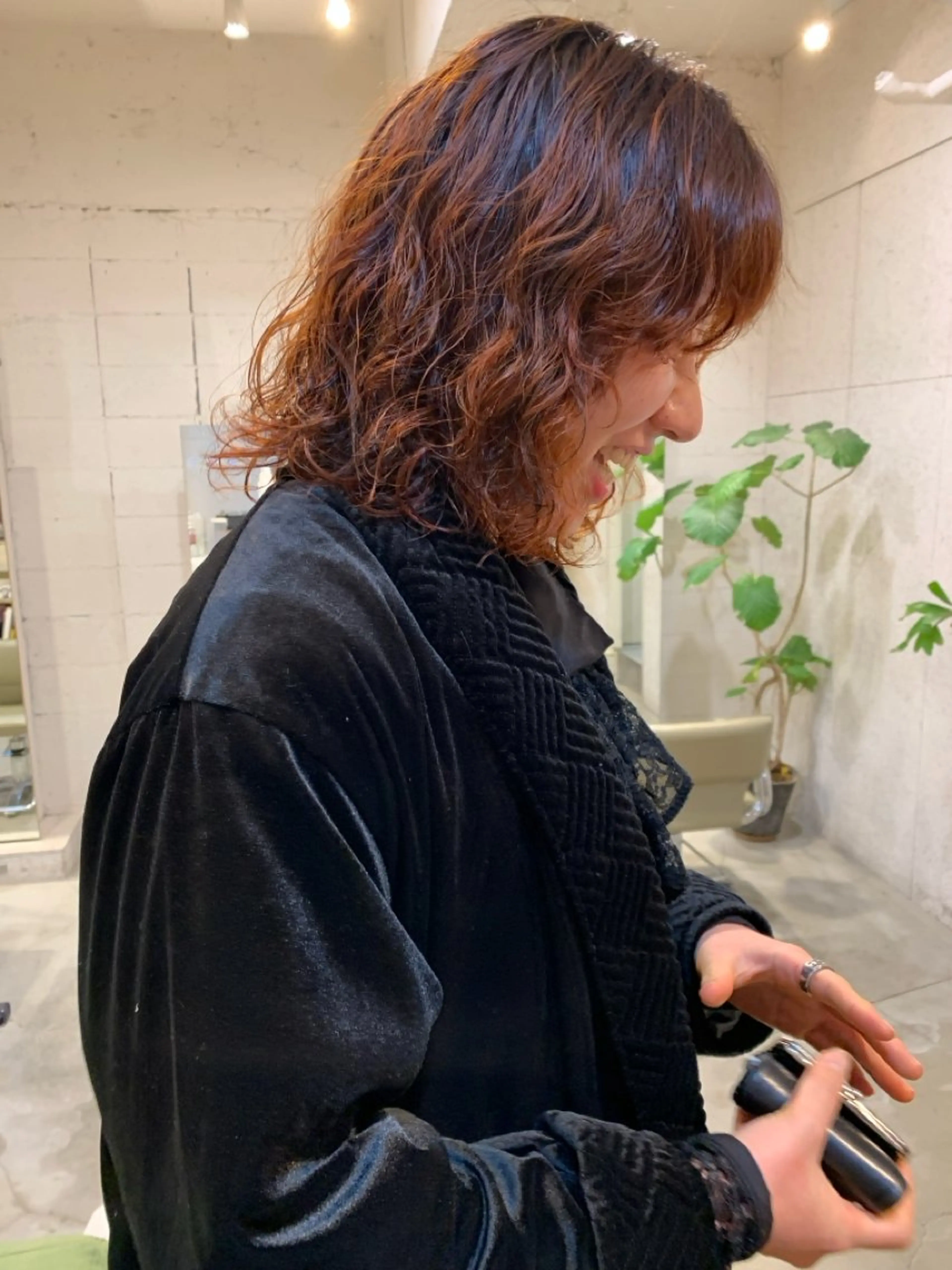 ミディアム パーマ 【takk】 ナカヤママサヨシのヘアスタイル