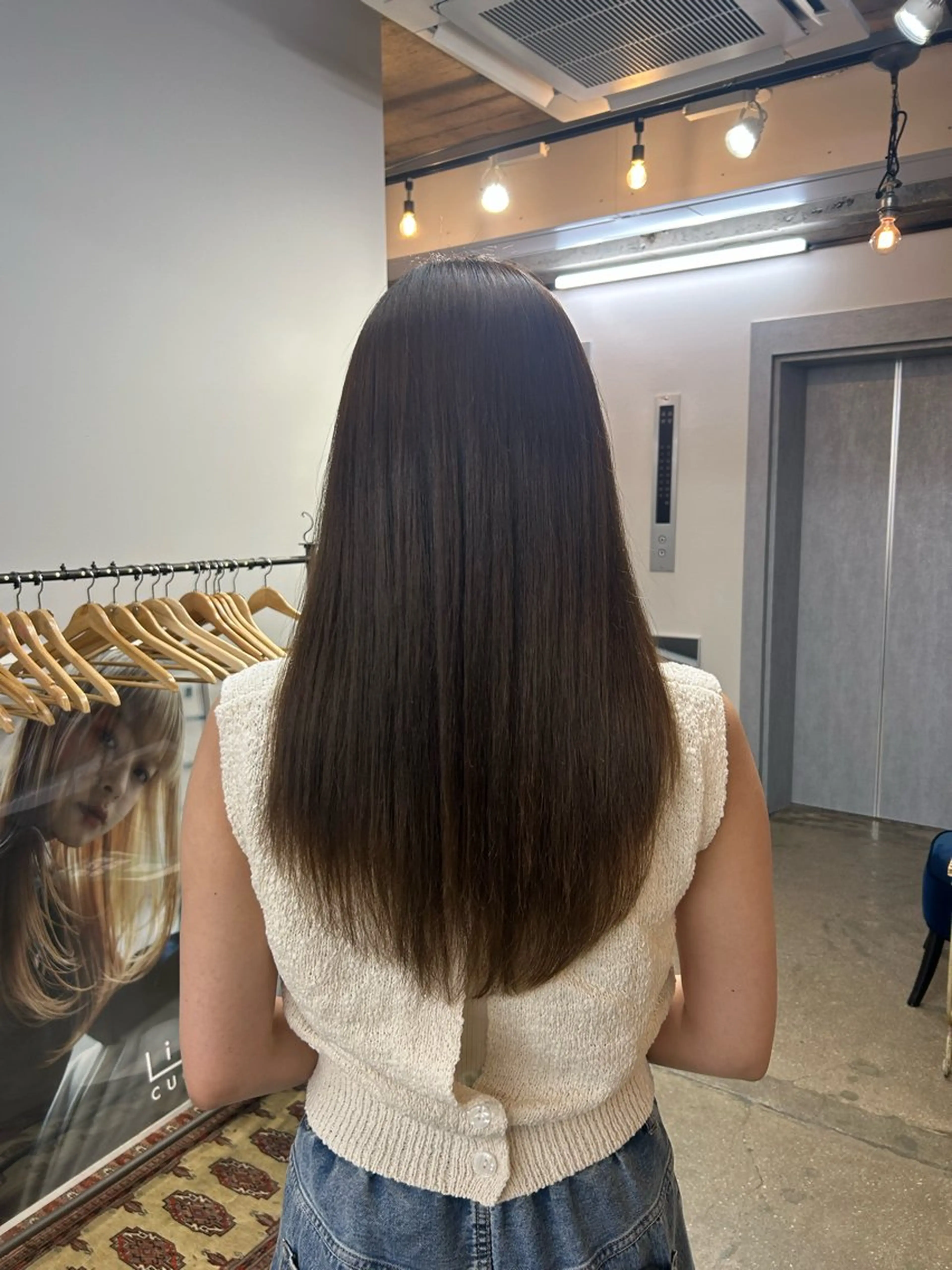 ロング サワムラ ソナタのヘアスタイル