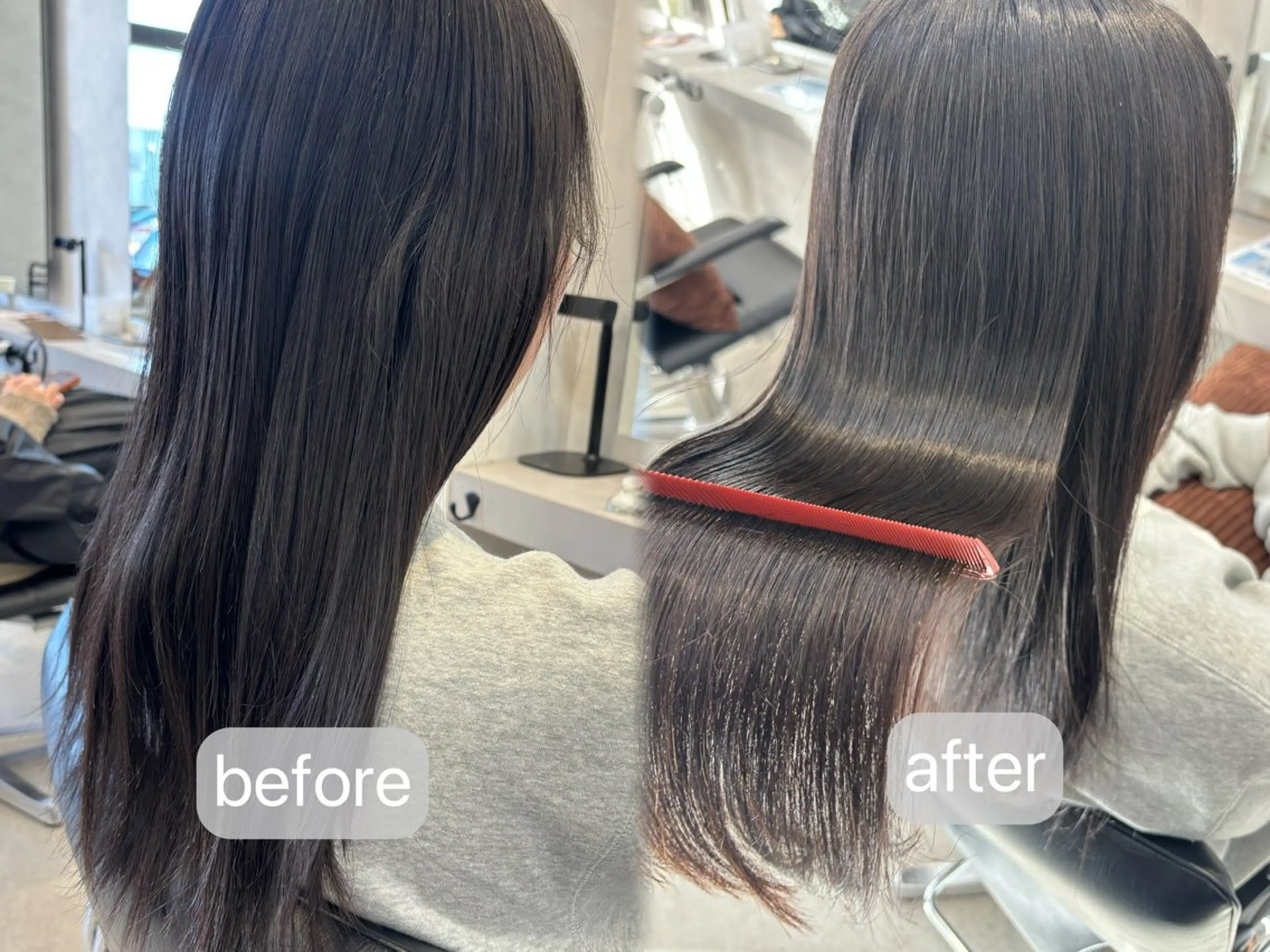 ロング yoshino /ナチュラル縮毛のヘアスタイル