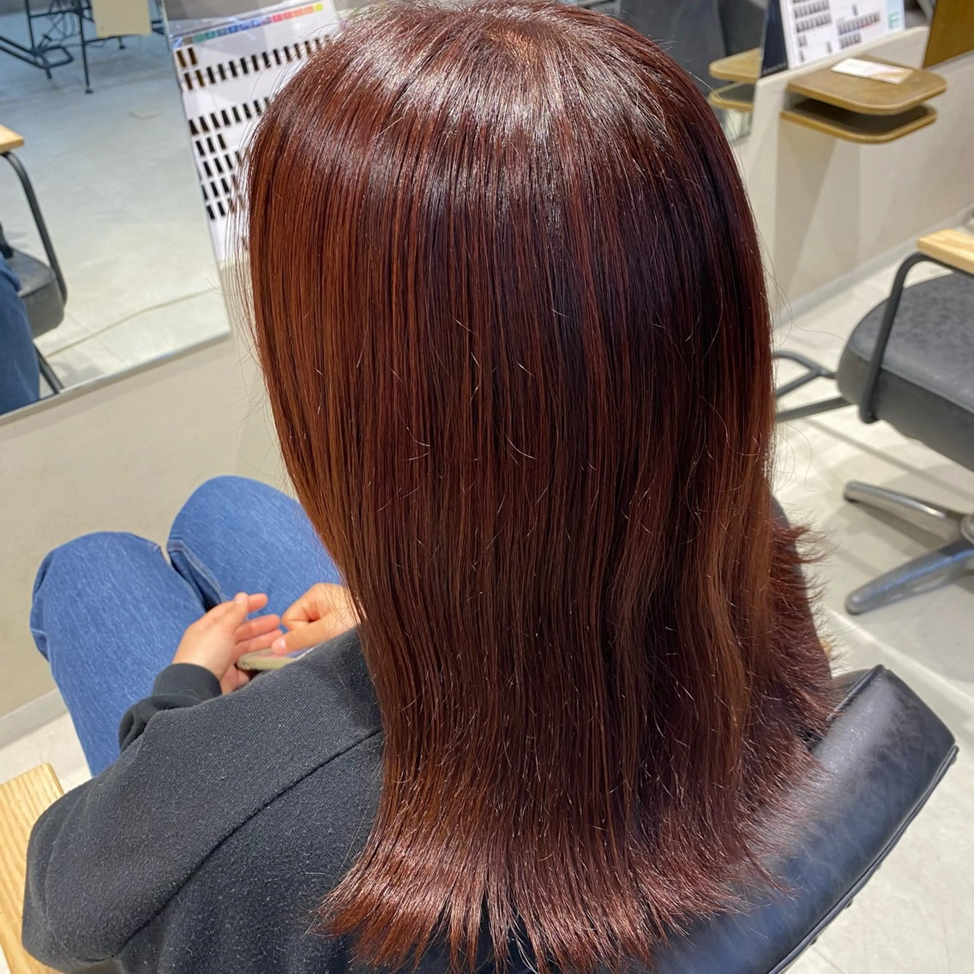 ミディアム カラー ピンクカラー レッドカラー カット ヘアカラー トリートメント 大硲 綾乃/ 暖色カラー❤️‍🔥のその他イメージ