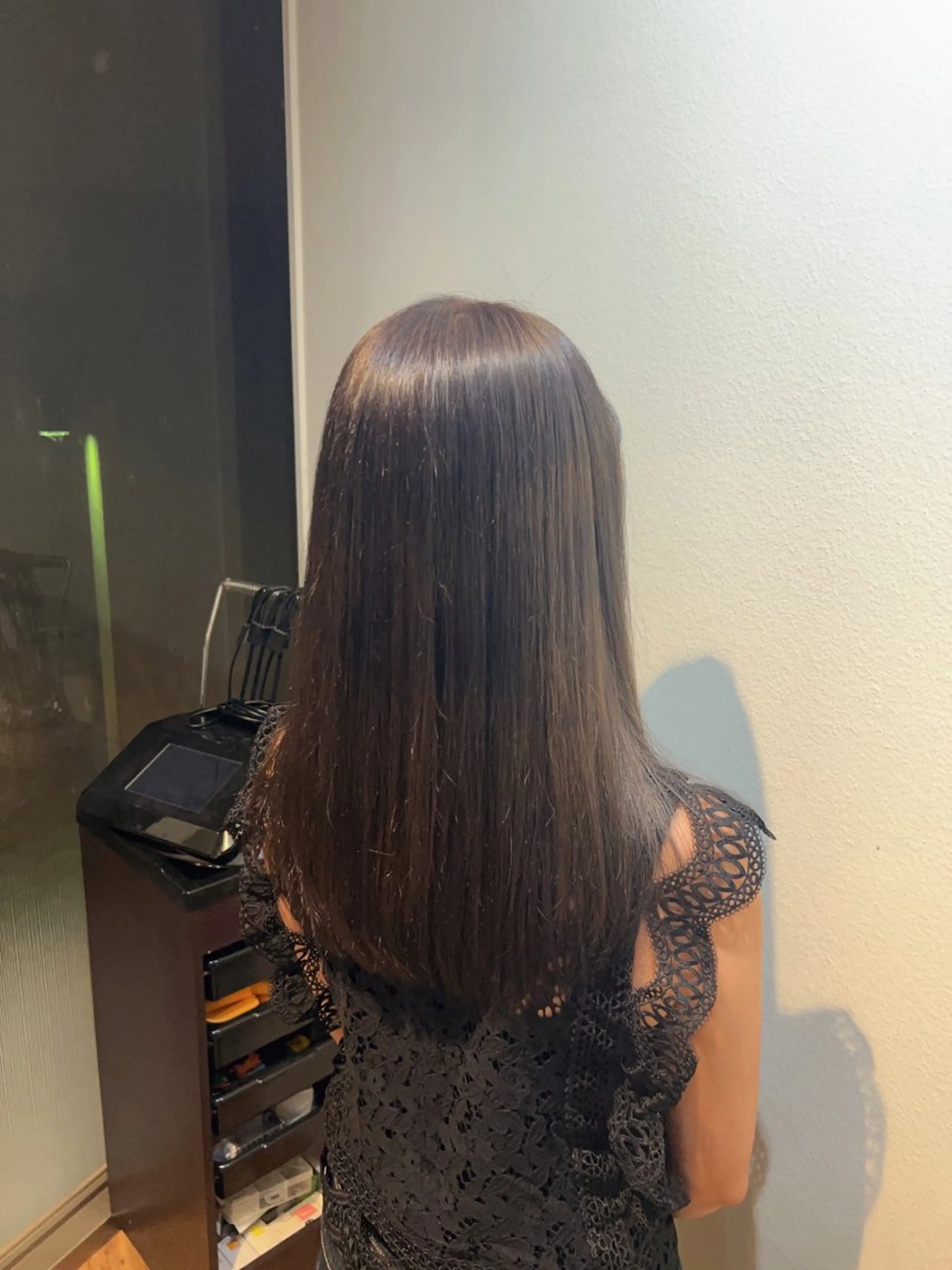 ロング カラー ブルーカラー ブルージュ tre.甲子園口店 M A R Iのヘアスタイル