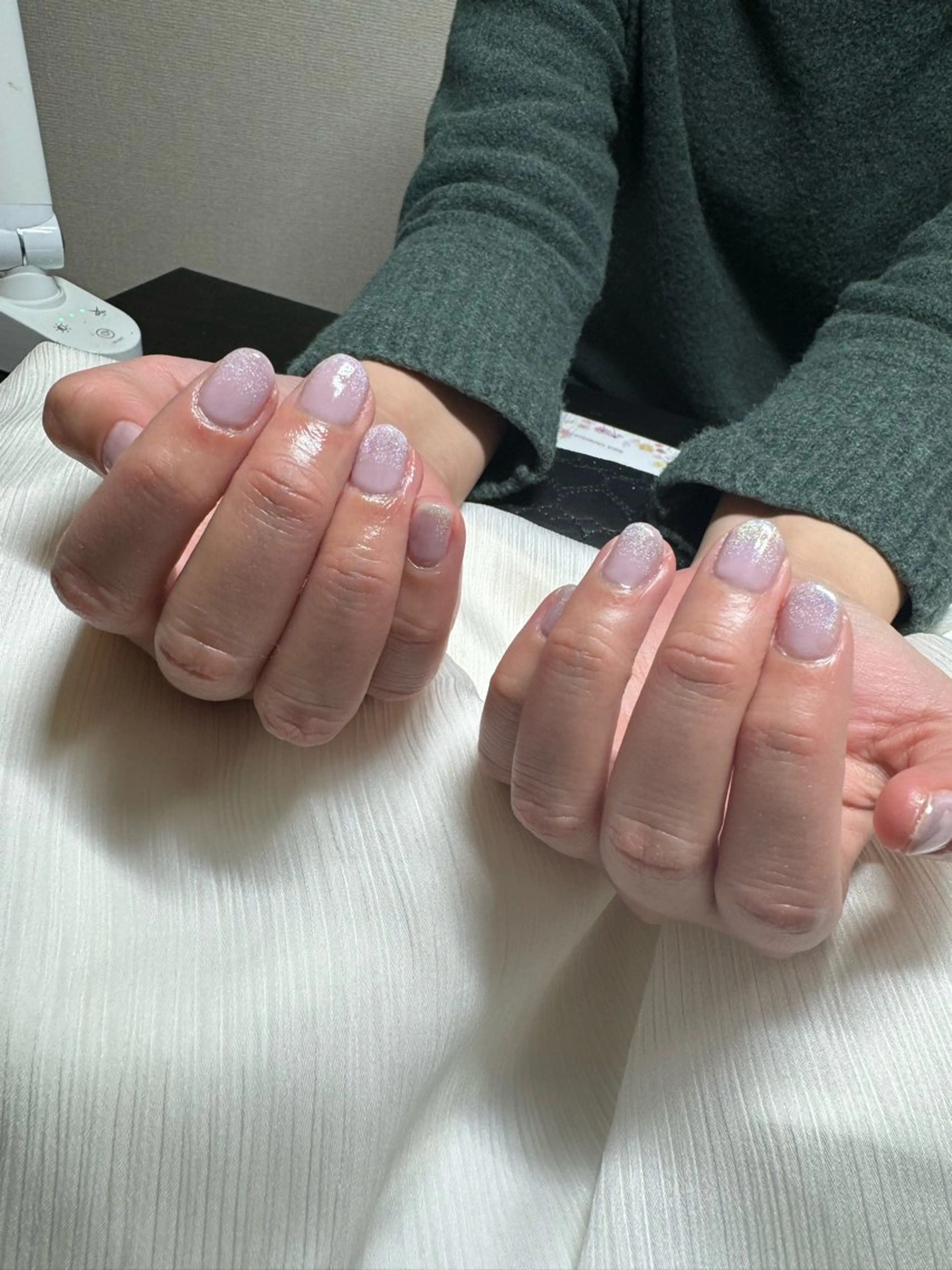 ネイル オーロラネイル シンプルネイル delight. （ディライト）のネイルデザイン