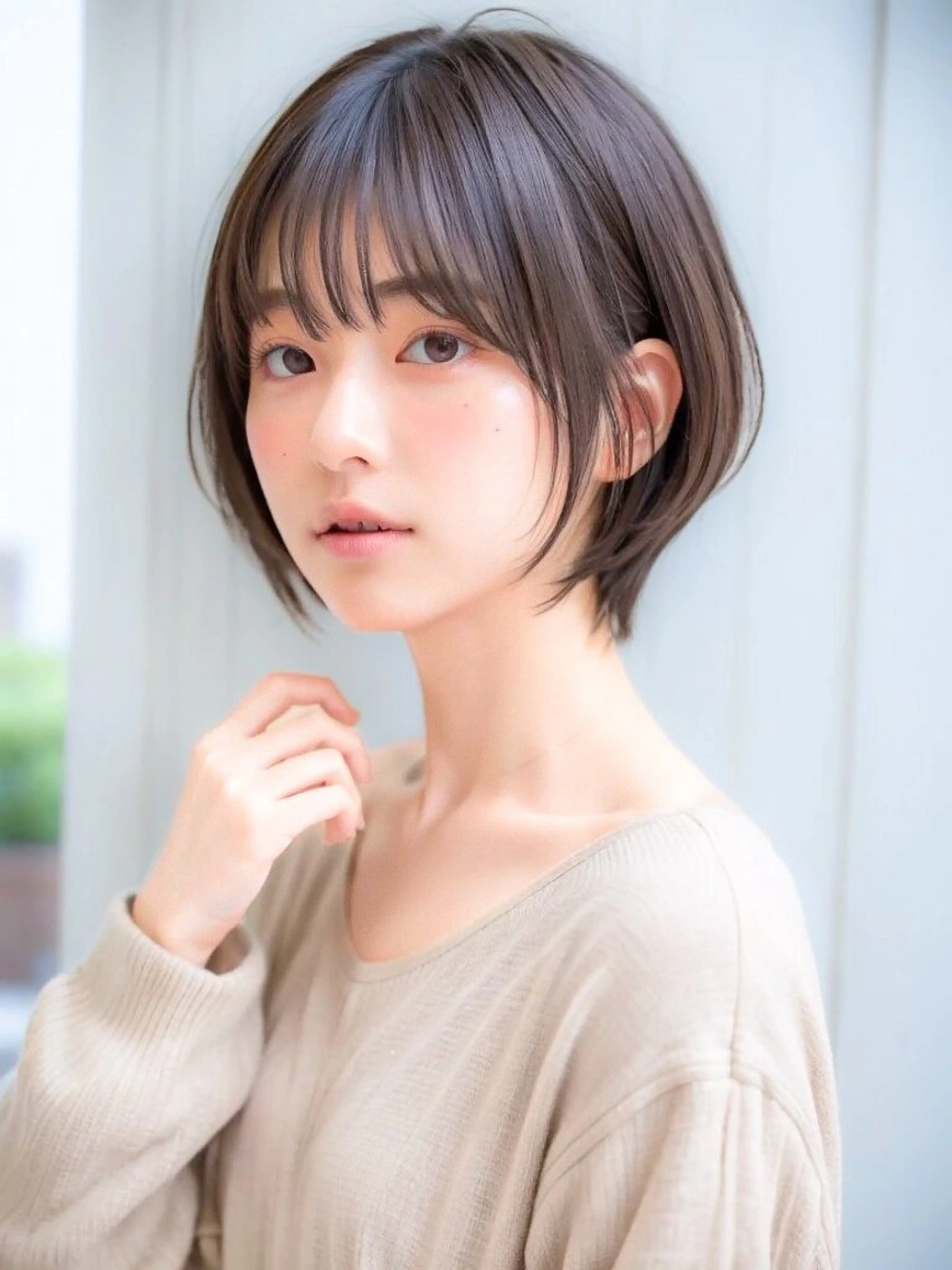 ショート ショートヘア LOVEST Rihoのヘアスタイル