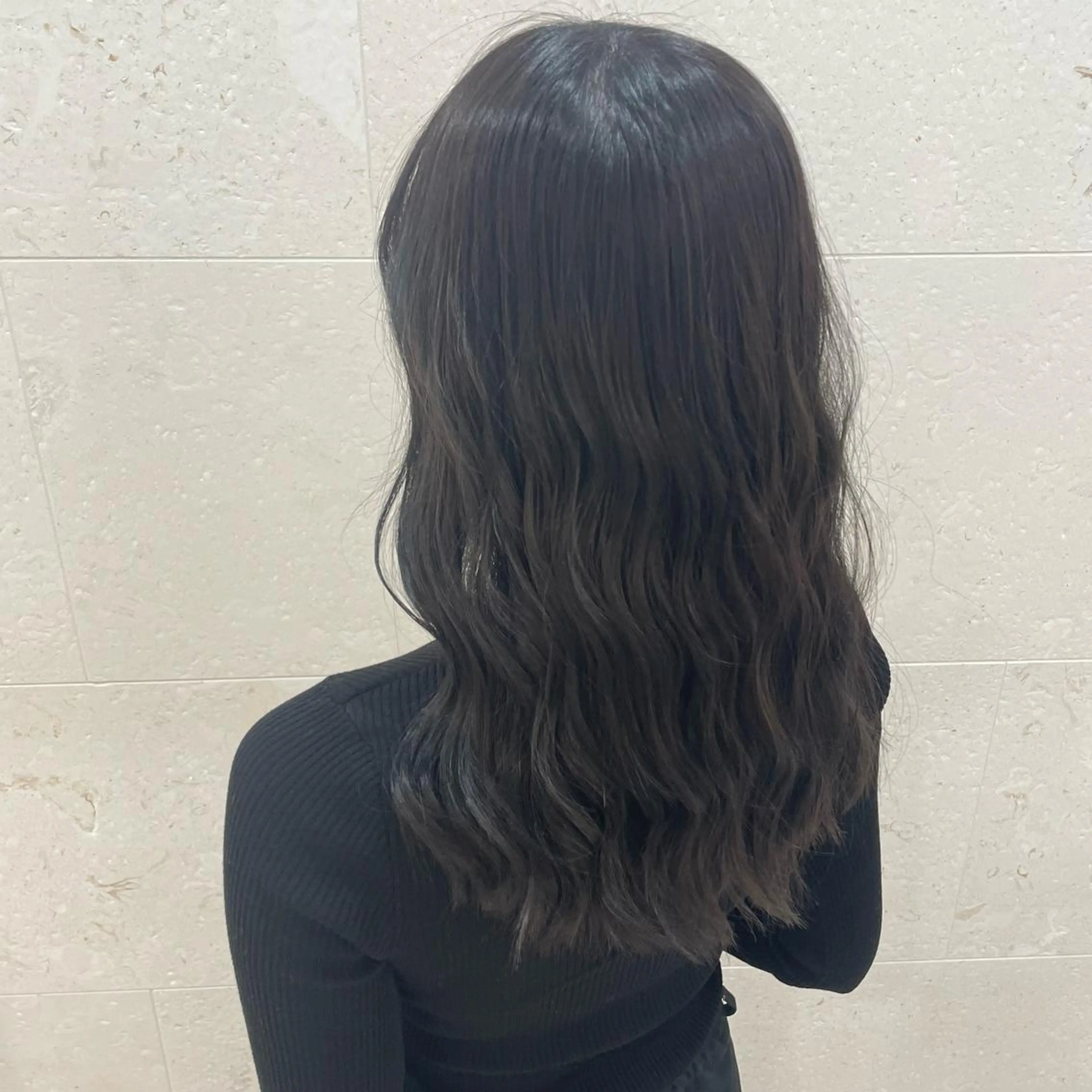 セミロング 安田 柚月のヘアスタイル