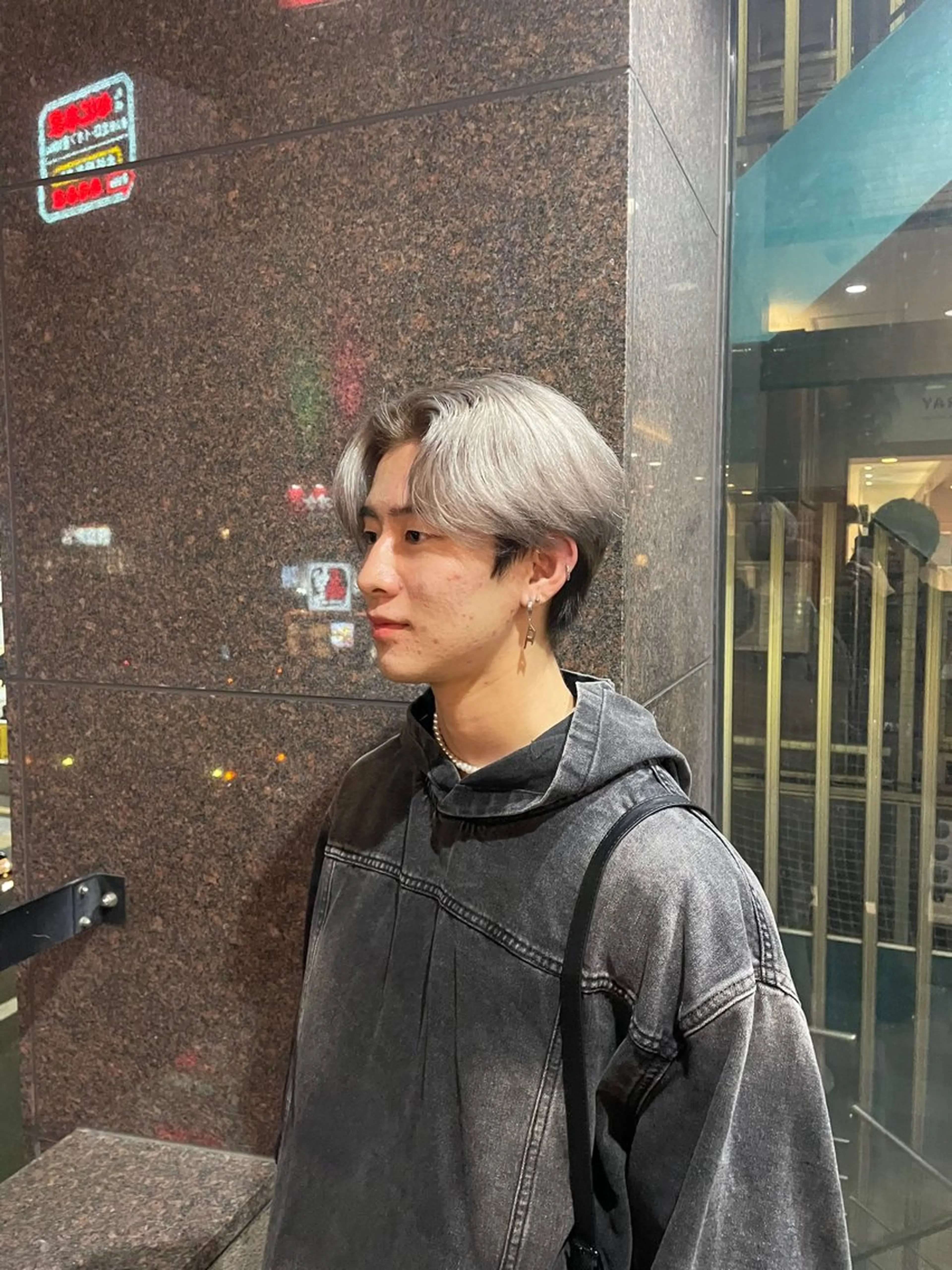 メンズ センターパート Ace栄所属・メンズ専門/ メンズパーマ/ゆうとのヘアスタイル