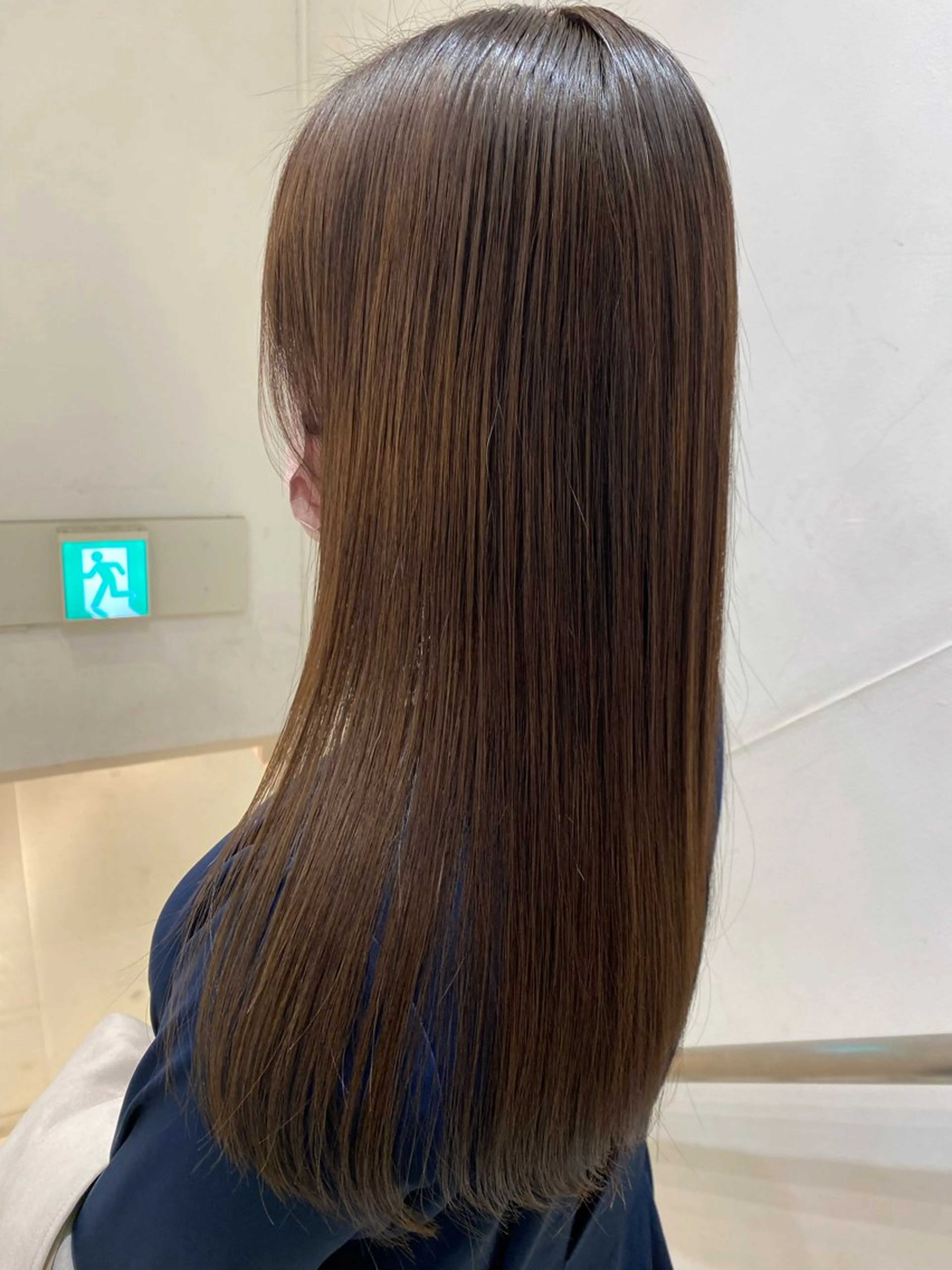 ロング カラー ブラウンカラー ✨くびれスタイル✨️ 戸嶋穂乃香のヘアスタイル