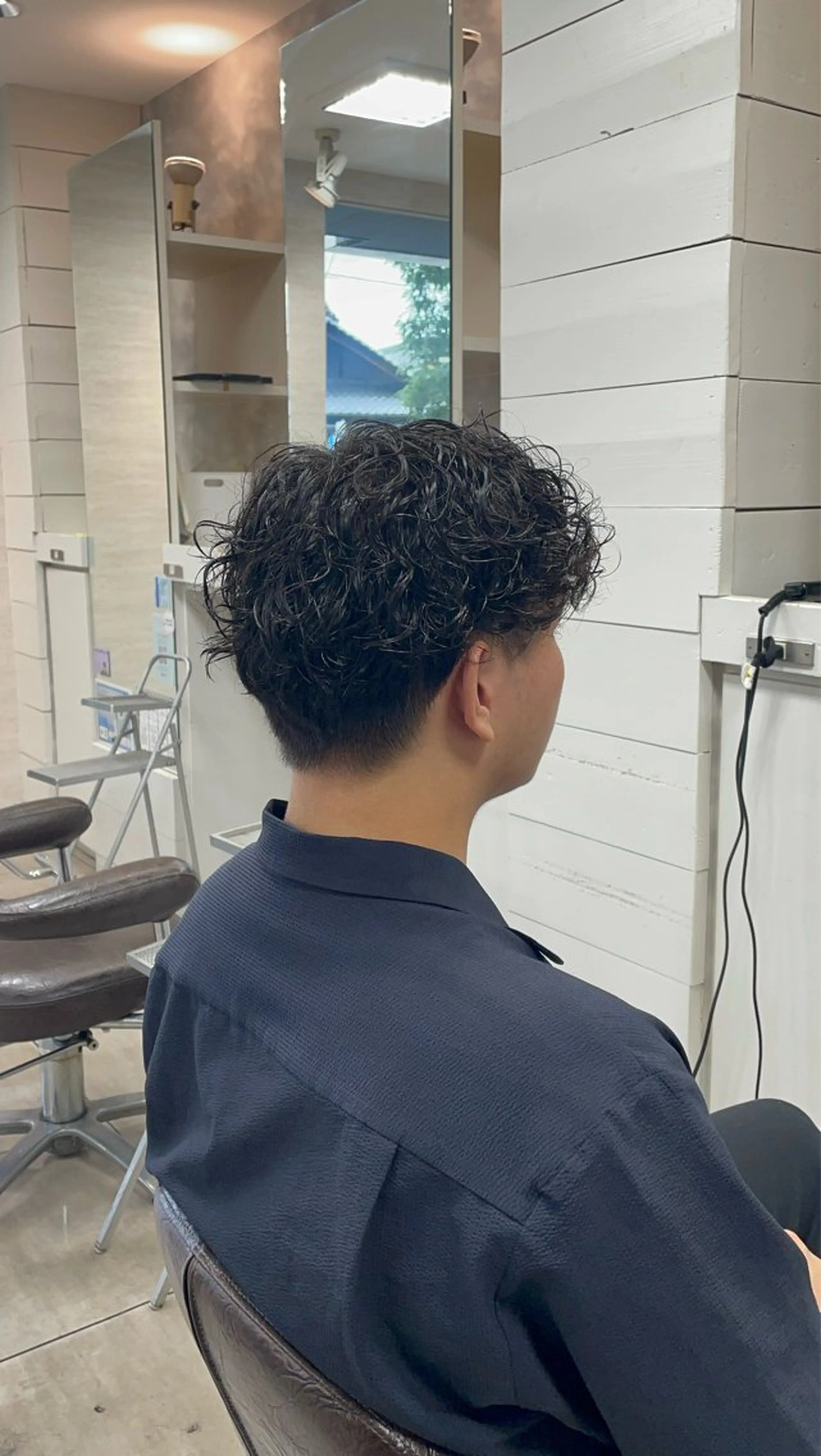 ショート パーマ メンズ メンズパーマ プードルパーマ プードルパーマ カット パーマ 【brace小阪店】 店長   村上直也のヘアスタイル