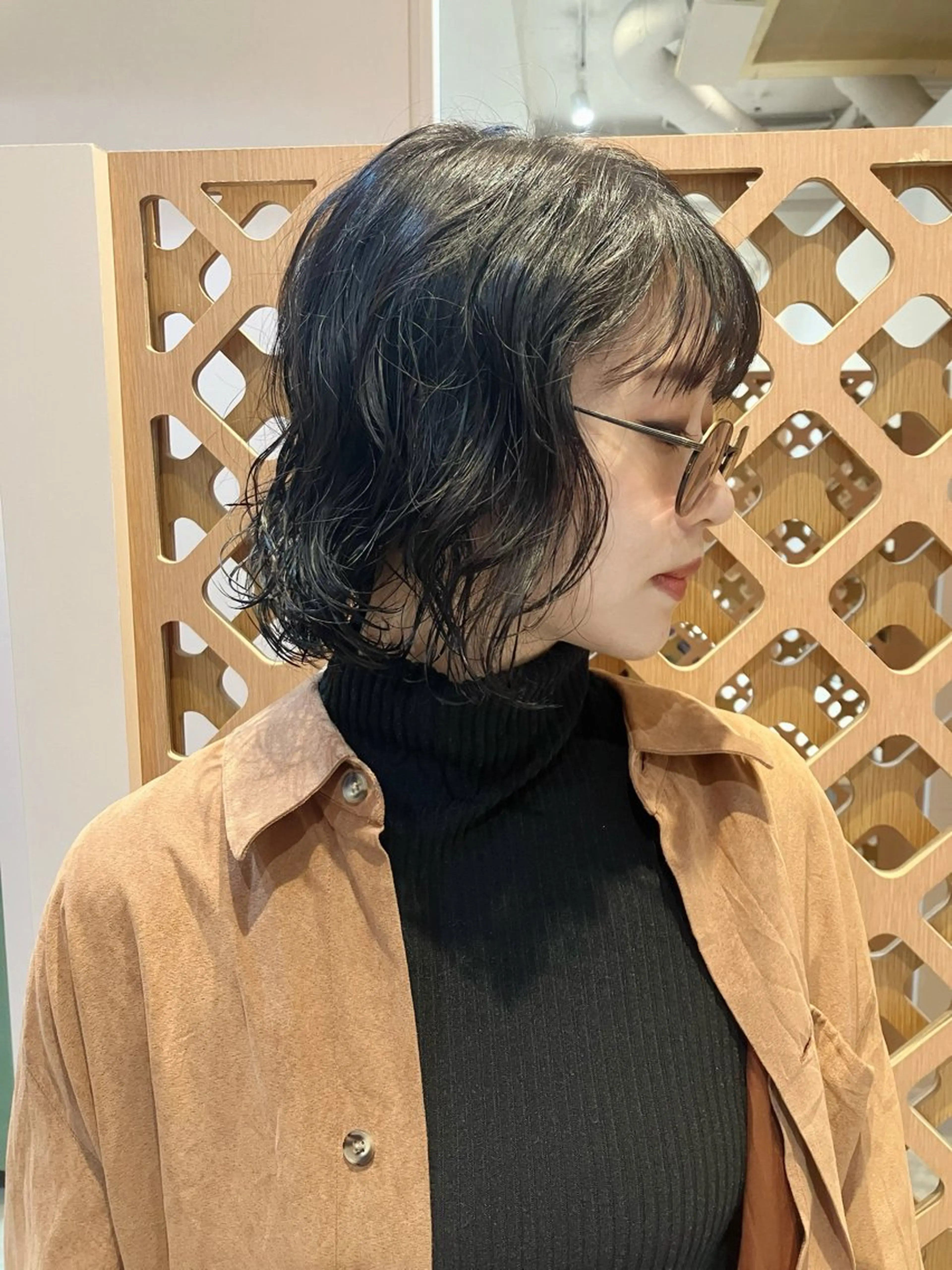 ショート パーマ ボブ カット パーマ 川間 将彦のヘアスタイル