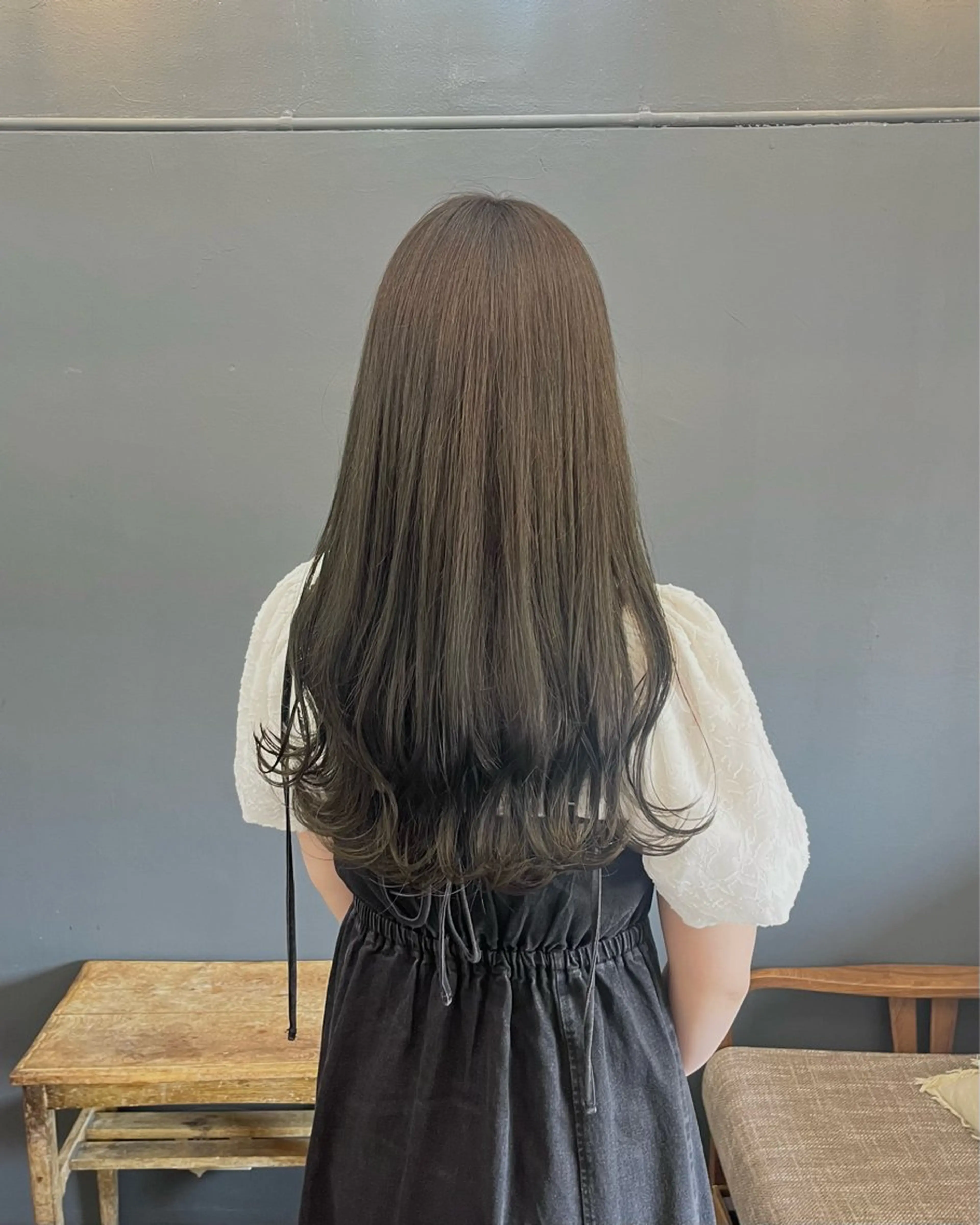 ロング カラー カット ヘアカラー Trico Antique【トリコアンティーク】所属・暗髪とオリーブ🌿 渡辺拓人のヘアスタイル