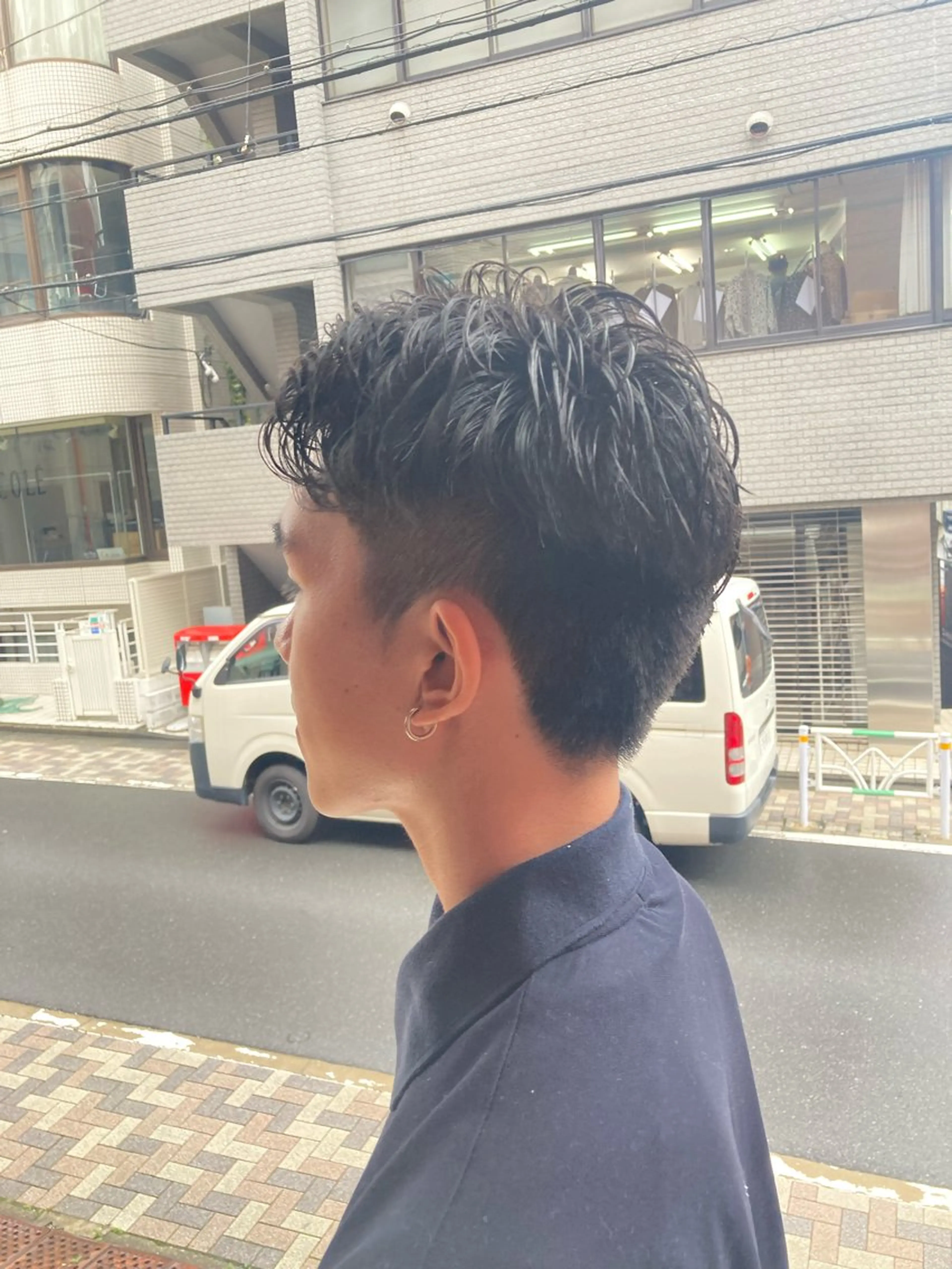 パーマ メンズ モッズ・ヘア アカデミー所属・江口 花のヘアスタイル