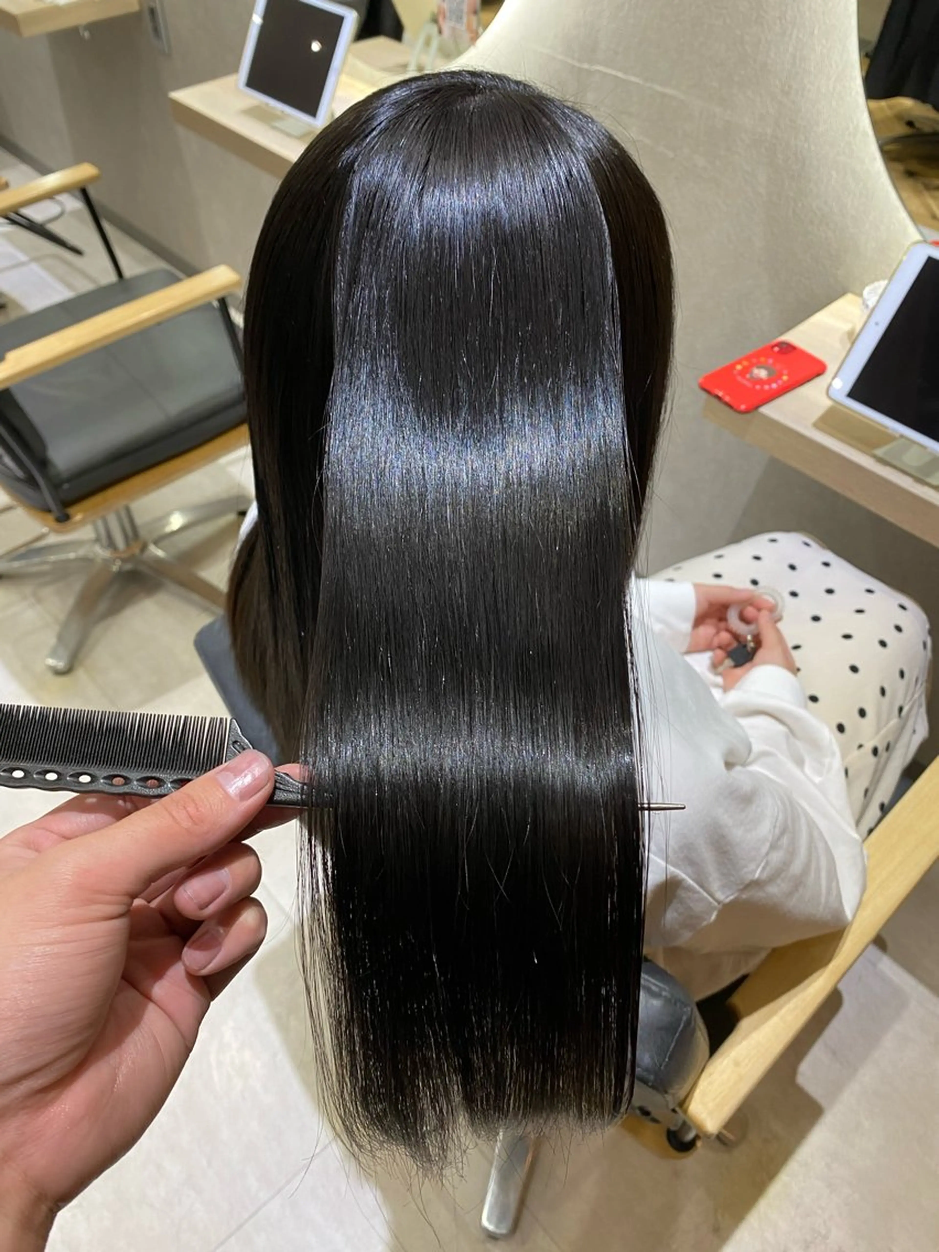 ロング トリートメント men'ssalon Zina天神所属・✨髪質改善/顔周りカ ット/縮毛矯正✨三隅のヘアスタイル