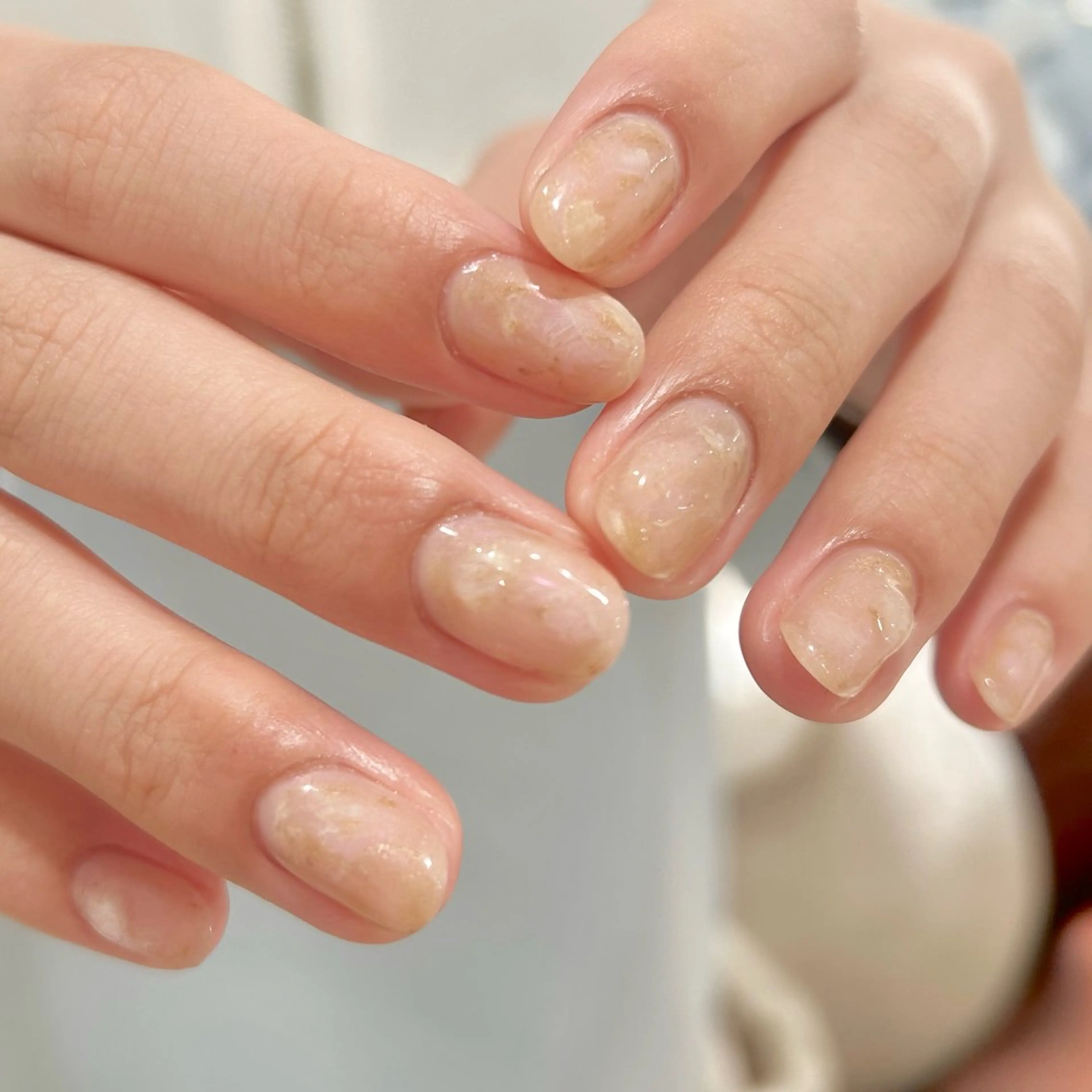 ネイル 𓂃toi. 儚げnuanceのネイルデザイン