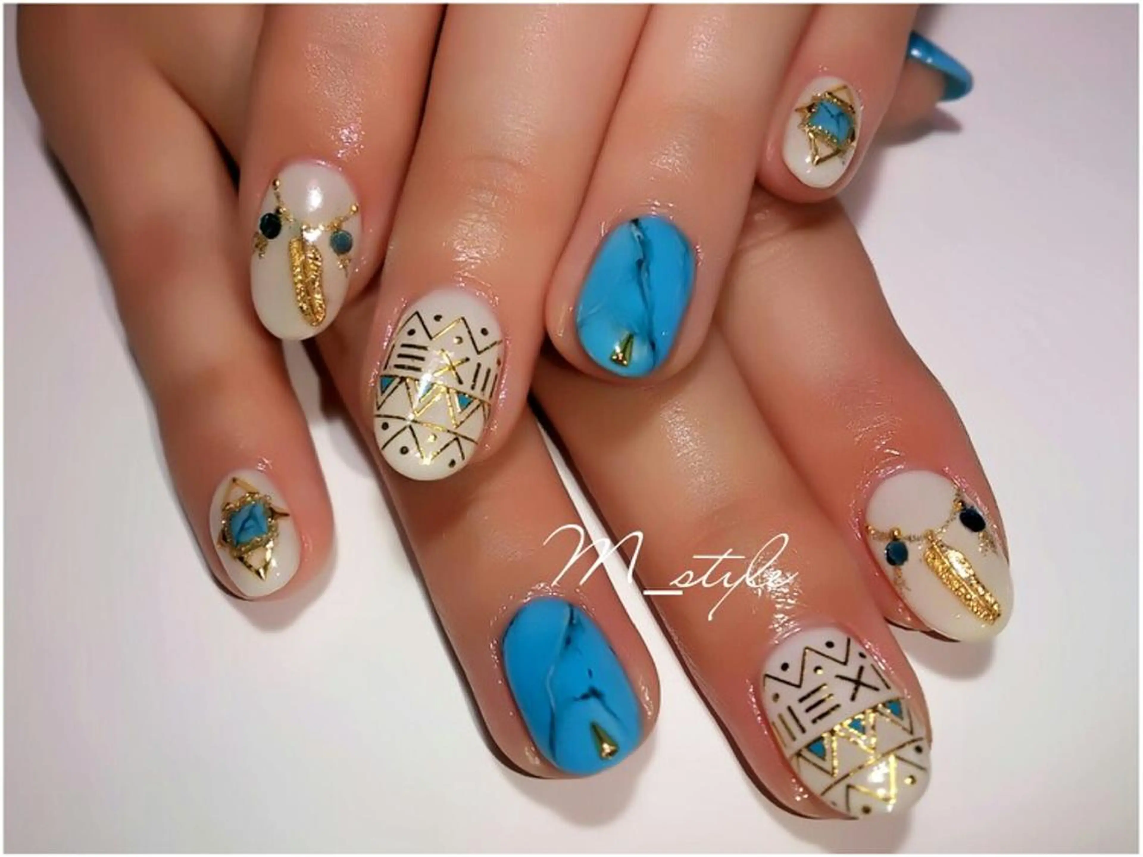 ネイル 下妻市ﾈｲﾙｻﾛﾝ M_styleのネイルデザイン