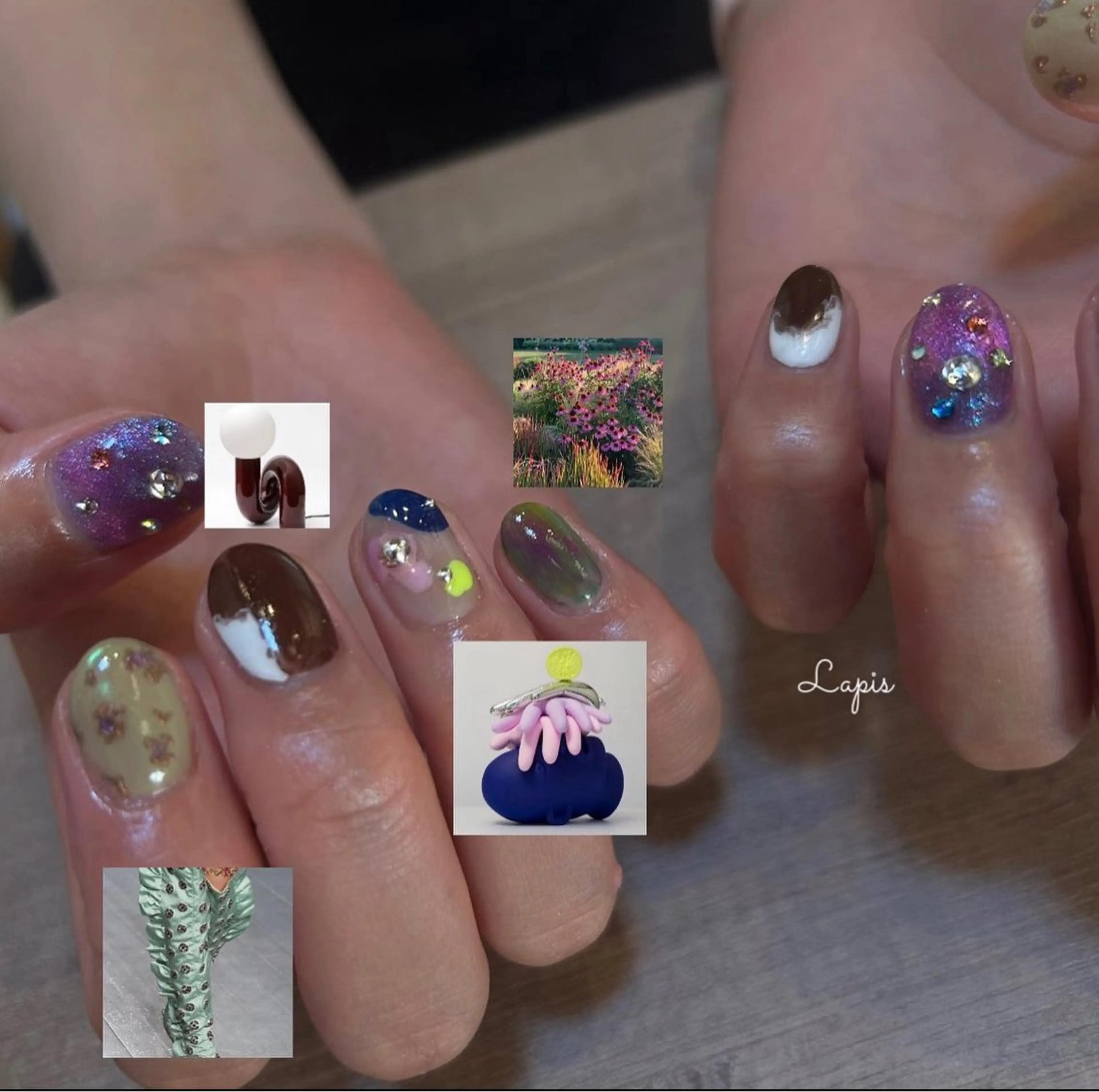 ネイル ハンドネイル Lapis *のネイルデザイン