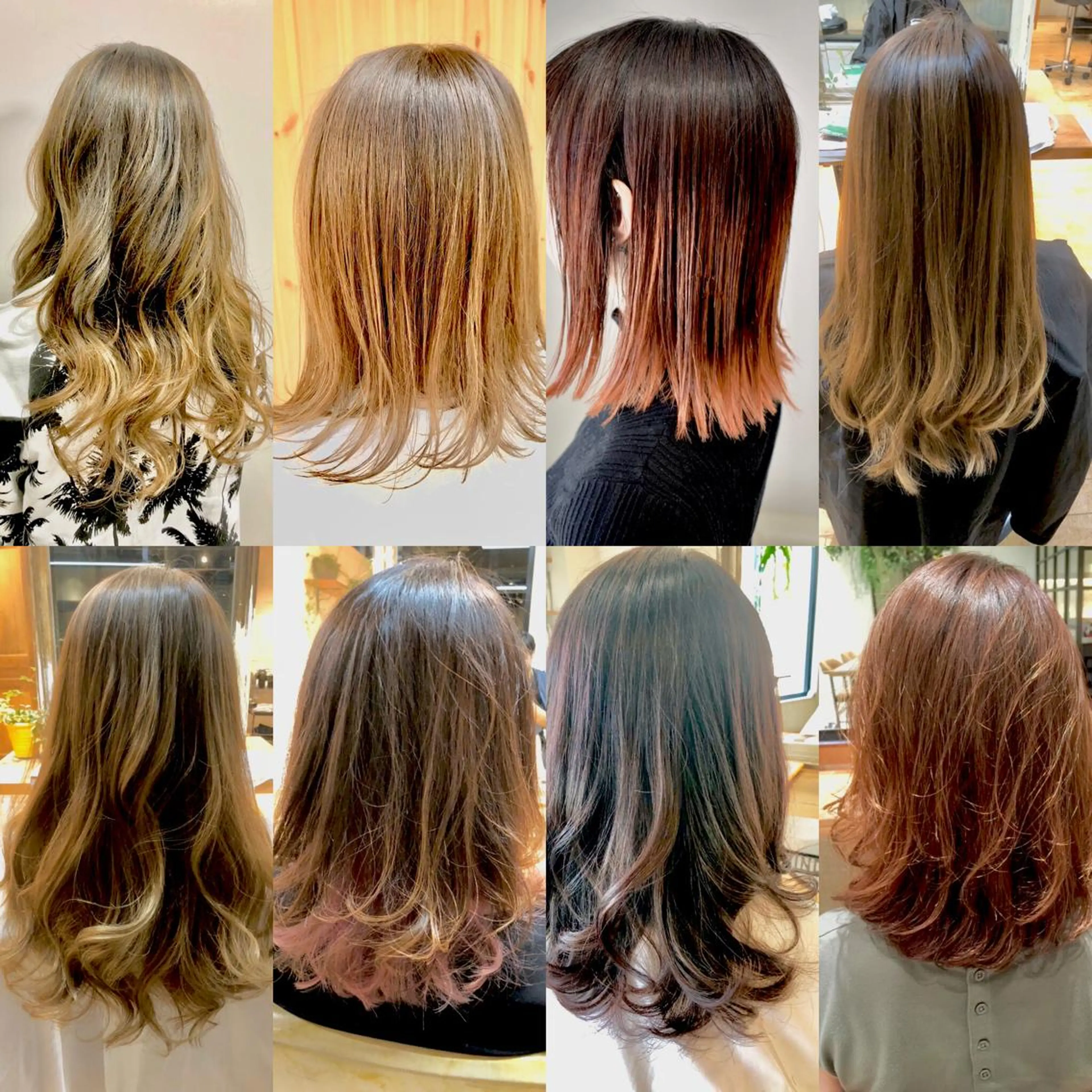 セミロング カラー デザインカラー 【ブゾン高田馬場】 ☀️小岩太陽☀️のヘアスタイル