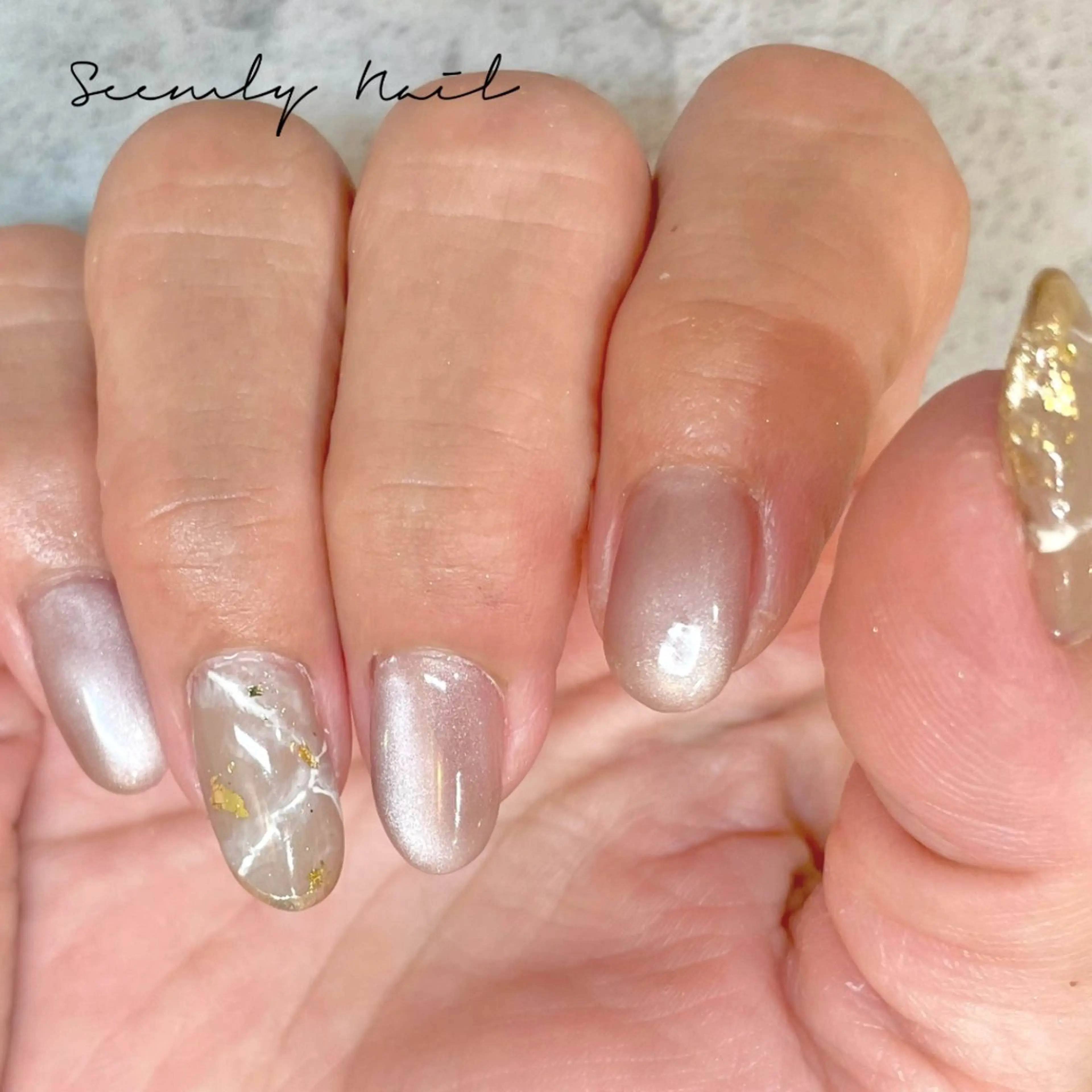 ネイル Seemly 千田町店所属・フラワーパラジェル 🌸シームリーエミのネイルデザイン