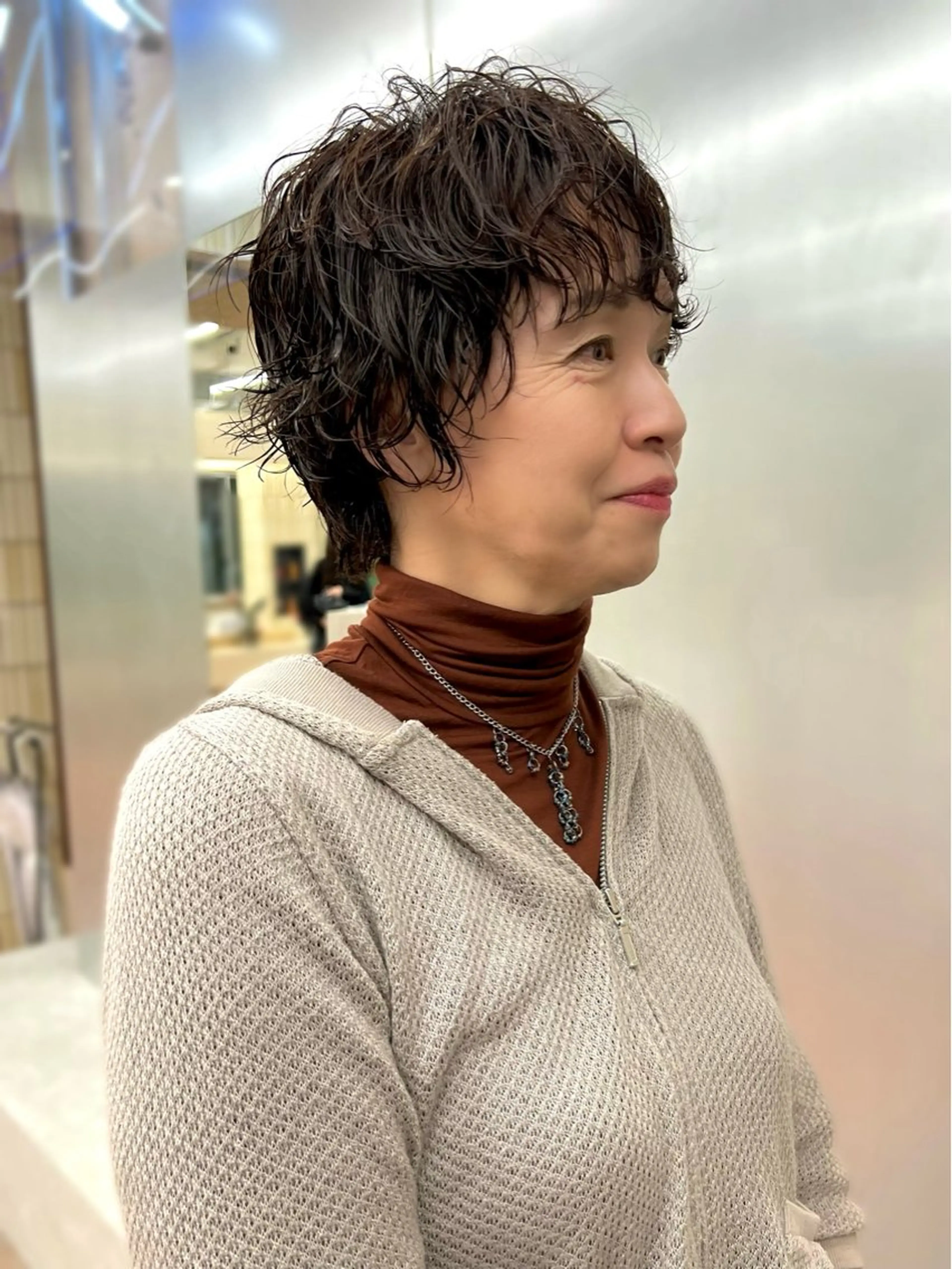 ショート パーマ 矢場町/栄/上前津/ 佐藤祐希のヘアスタイル