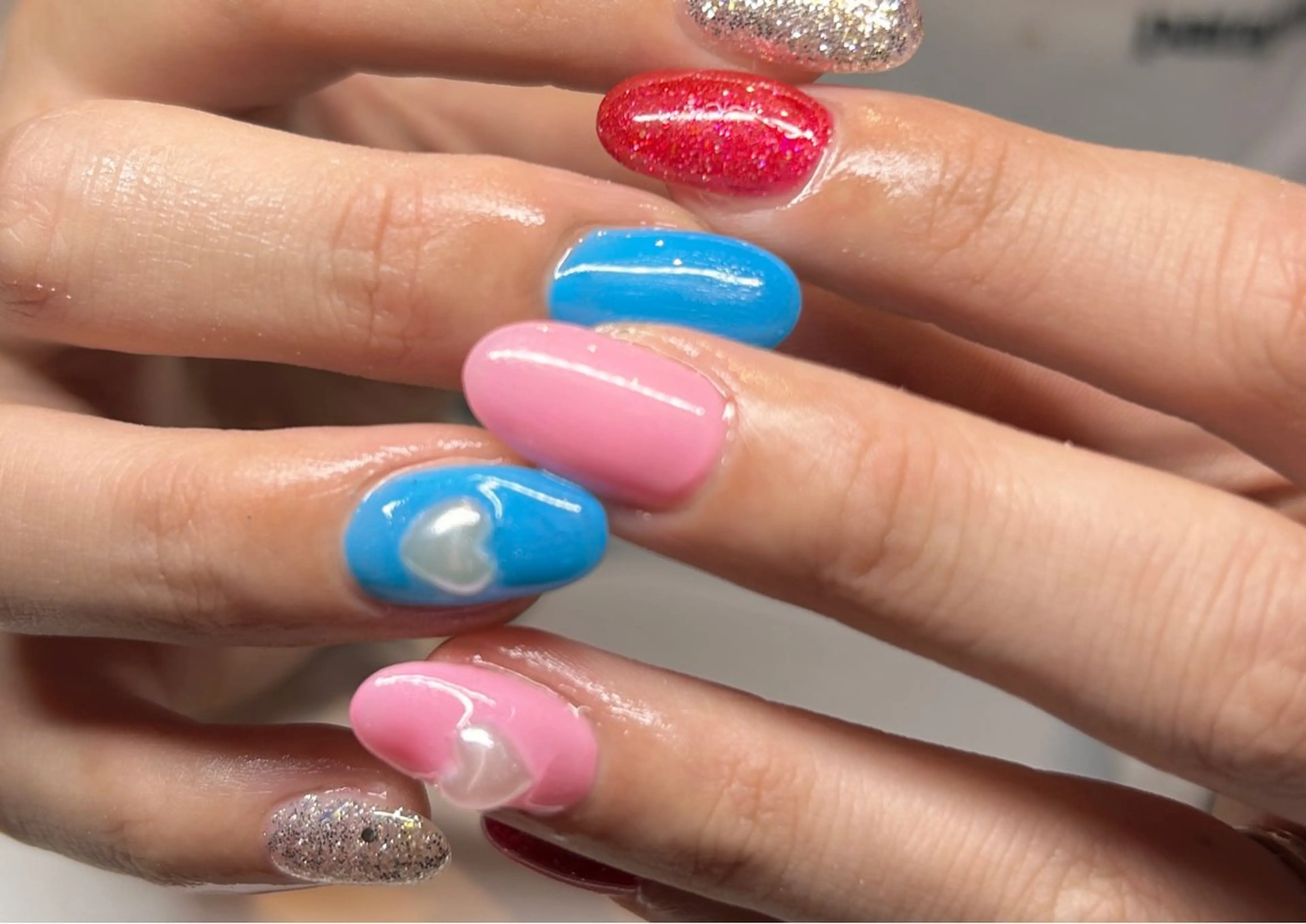 ネイル 長さ出し 持ち込み 春ネイル ハンドネイル N.style所属・Ｎ. styleのネイルデザイン