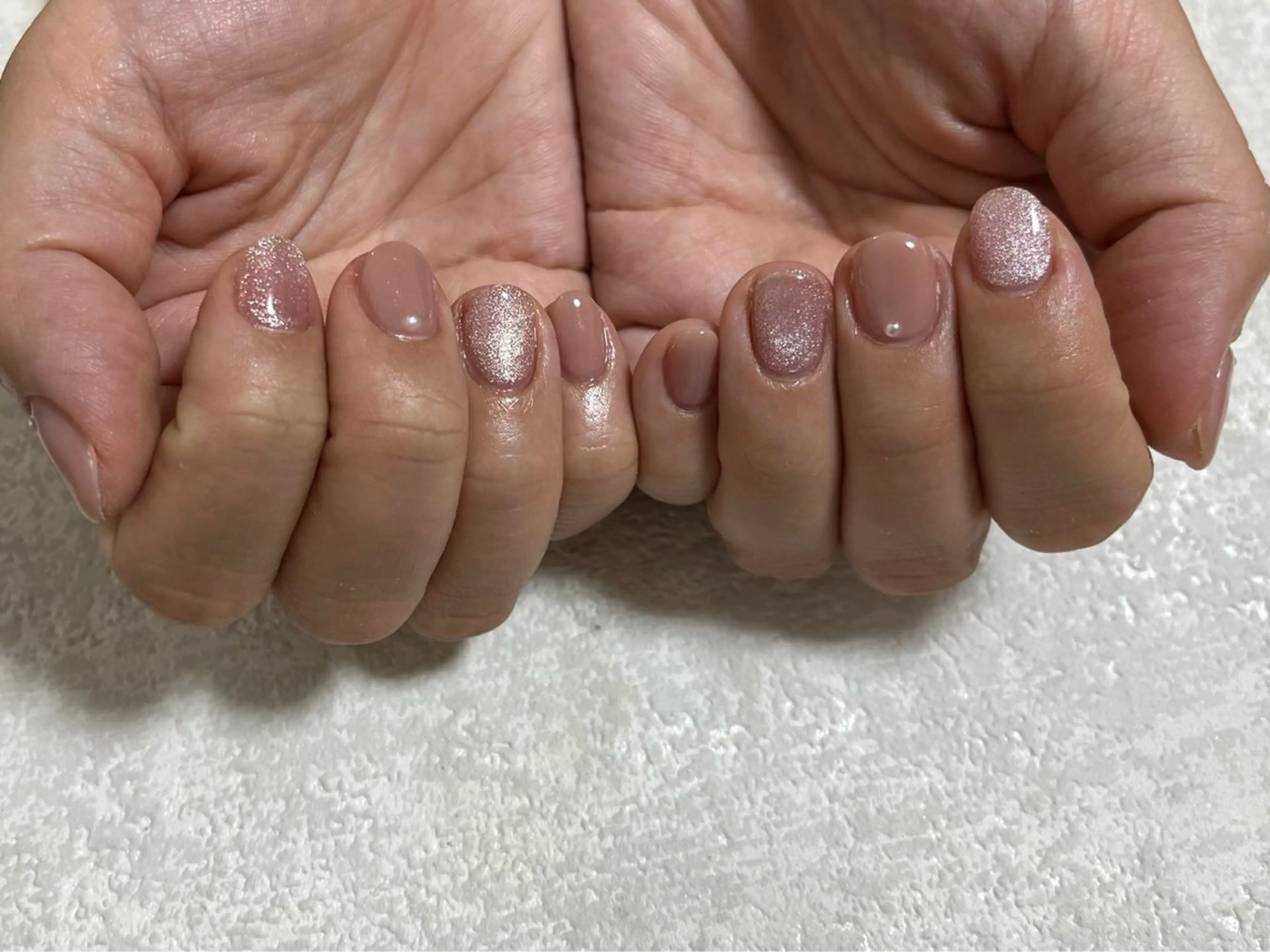 ネイル オーロラネイル フットネイル フレンチネイル ジェルネイル 韓国ネイル kikinail 溝の口のネイルデザイン