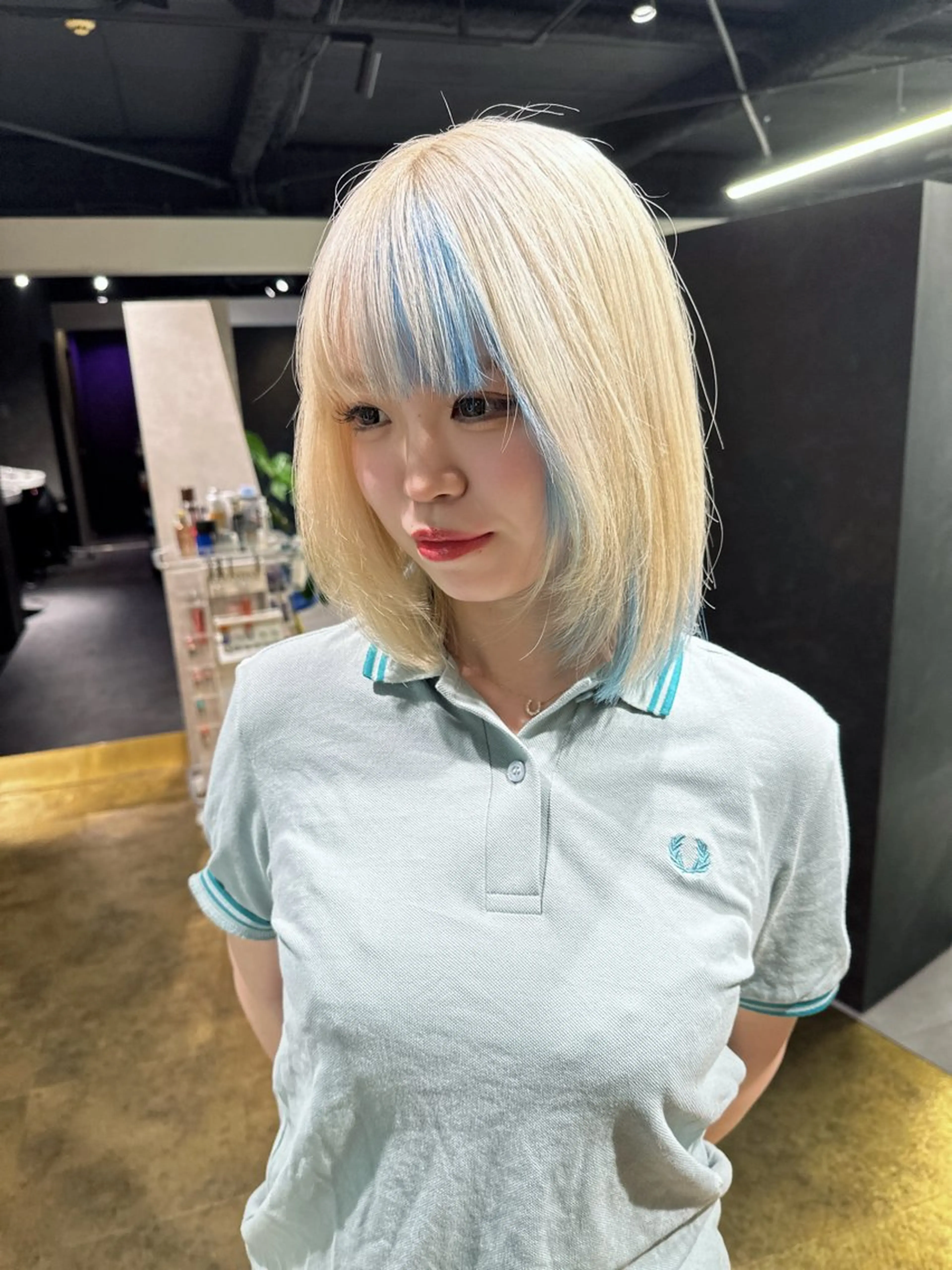 【ミニモ限定】ケアブリーチ＋艶カラー＋カットの写真