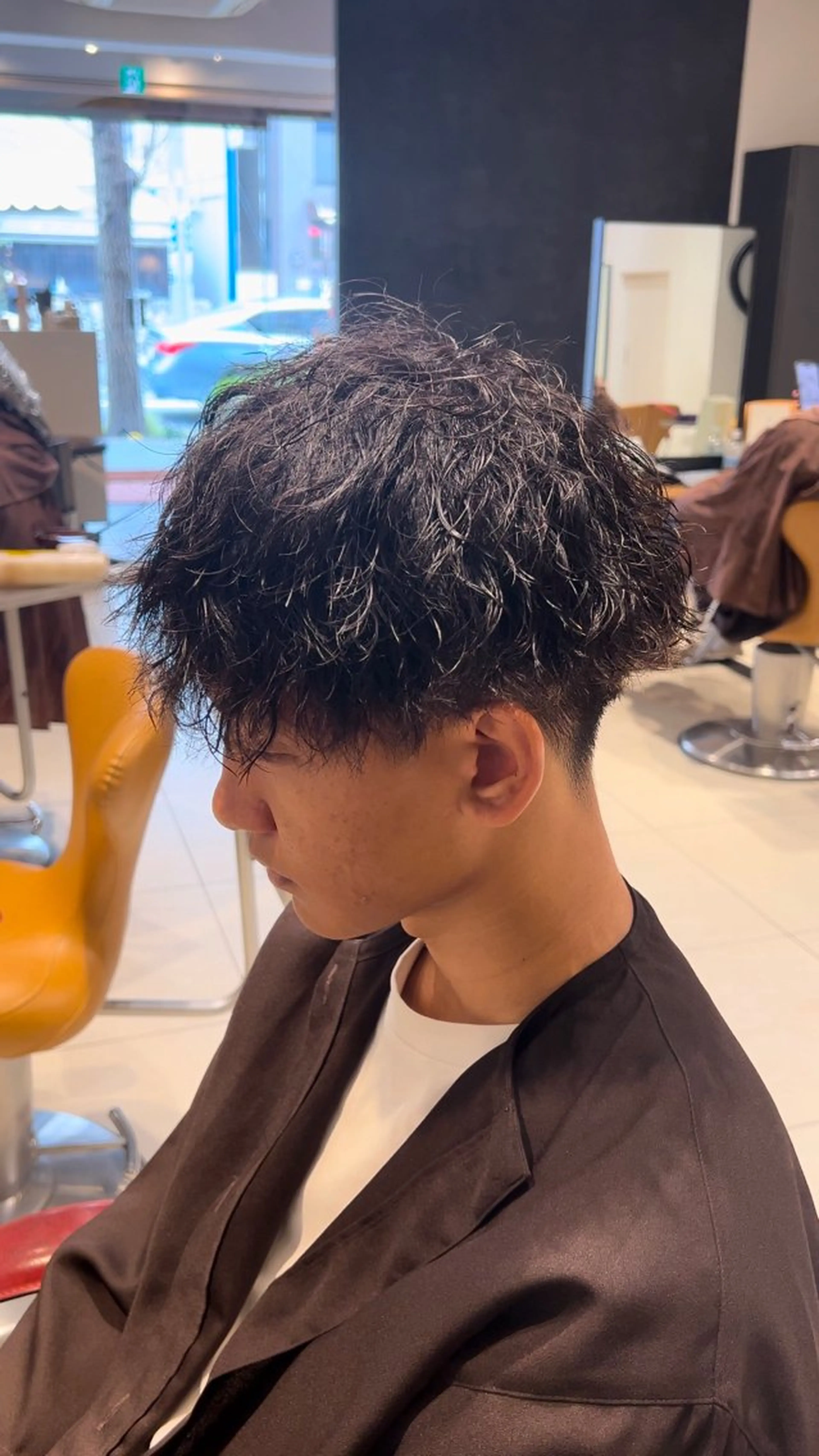 パーマ メンズ カット パーマ EARTH AOBADAIのヘアスタイル