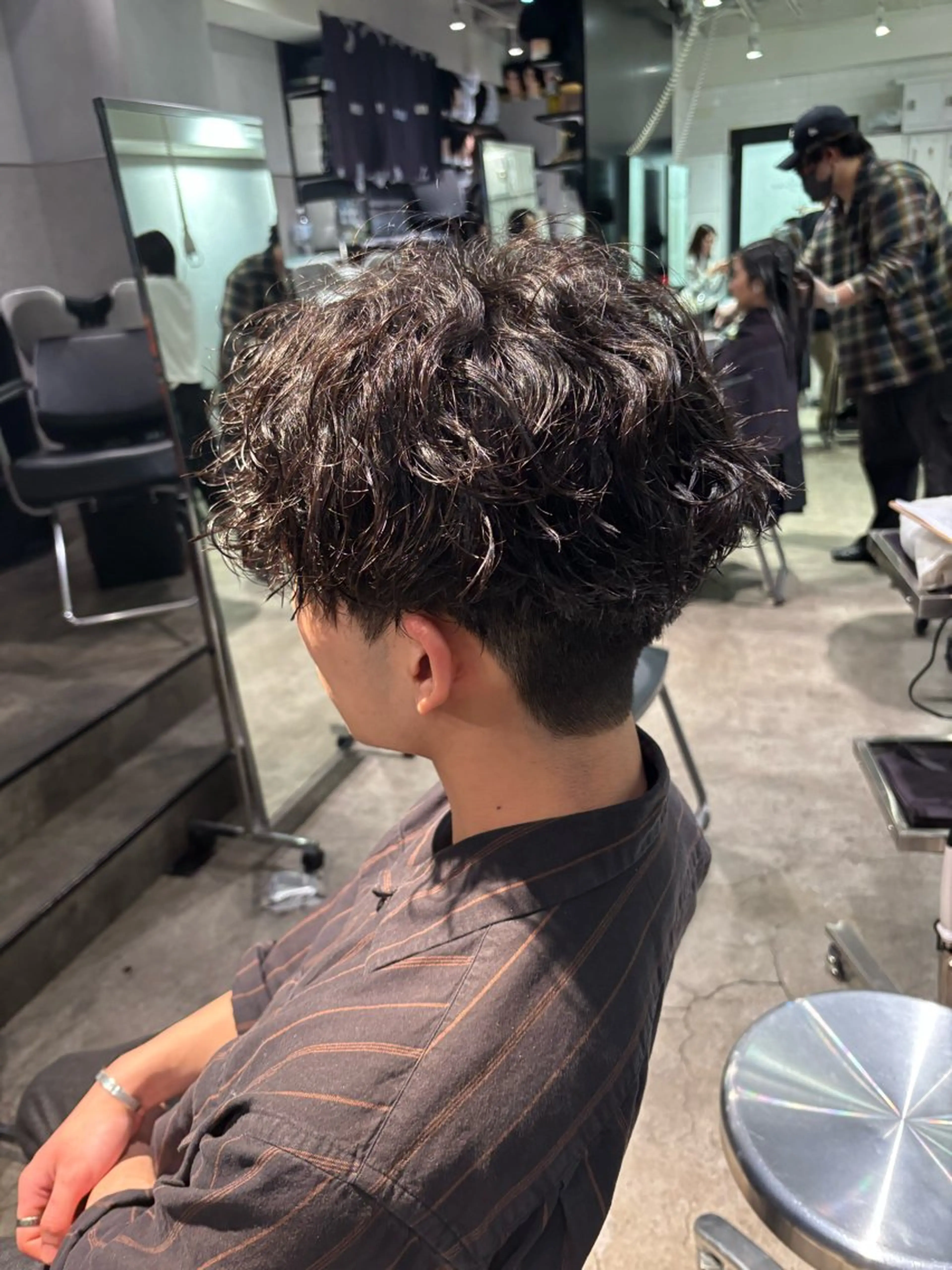 パーマ メンズ たなかあゆ✨ALBU MACADEMY渋谷のヘアスタイル