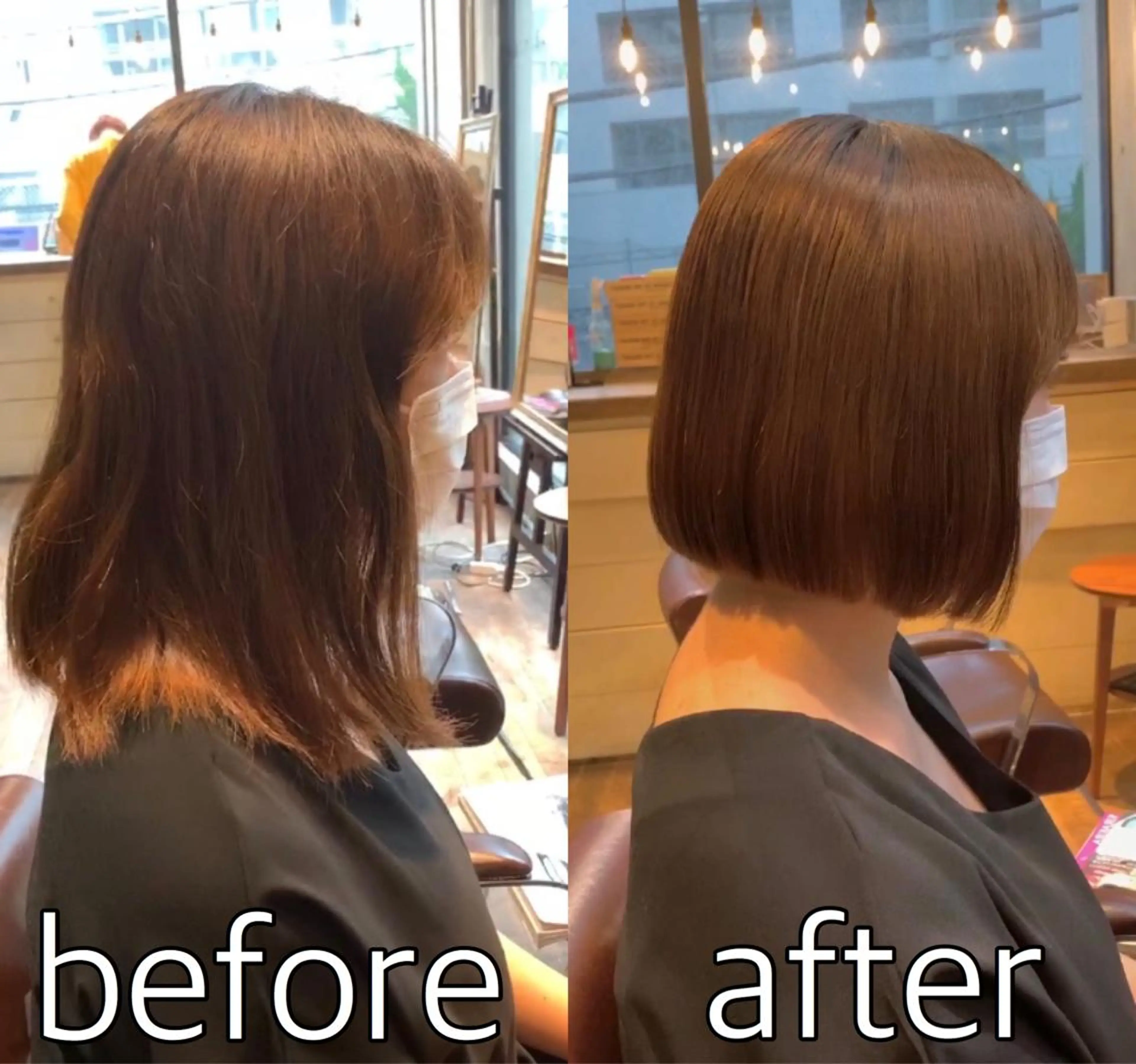 ショート ボブ ヘアカラー 縮毛矯正 トリートメント ヘッドスパ ＊くせ毛に特化＊ 【yun】のヘアスタイル