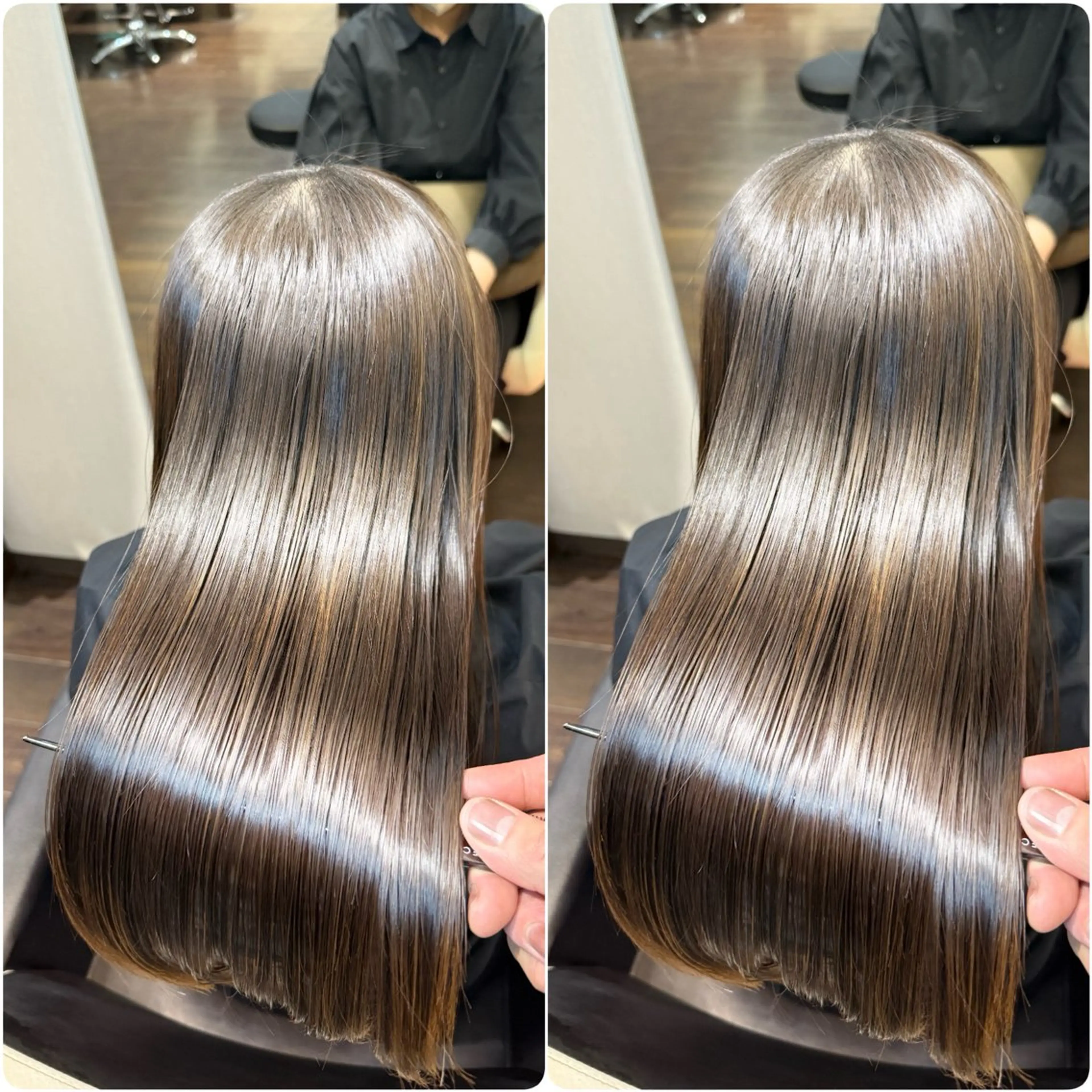 ロング カット 縮毛矯正 トリートメント ヘッドスパ youres hair 髪質改善トリートメント&ヘッドスパ　新宿EAST所属・🌹ULTOWA🌹 髪質改善/縮毛/店長のヘアスタイル