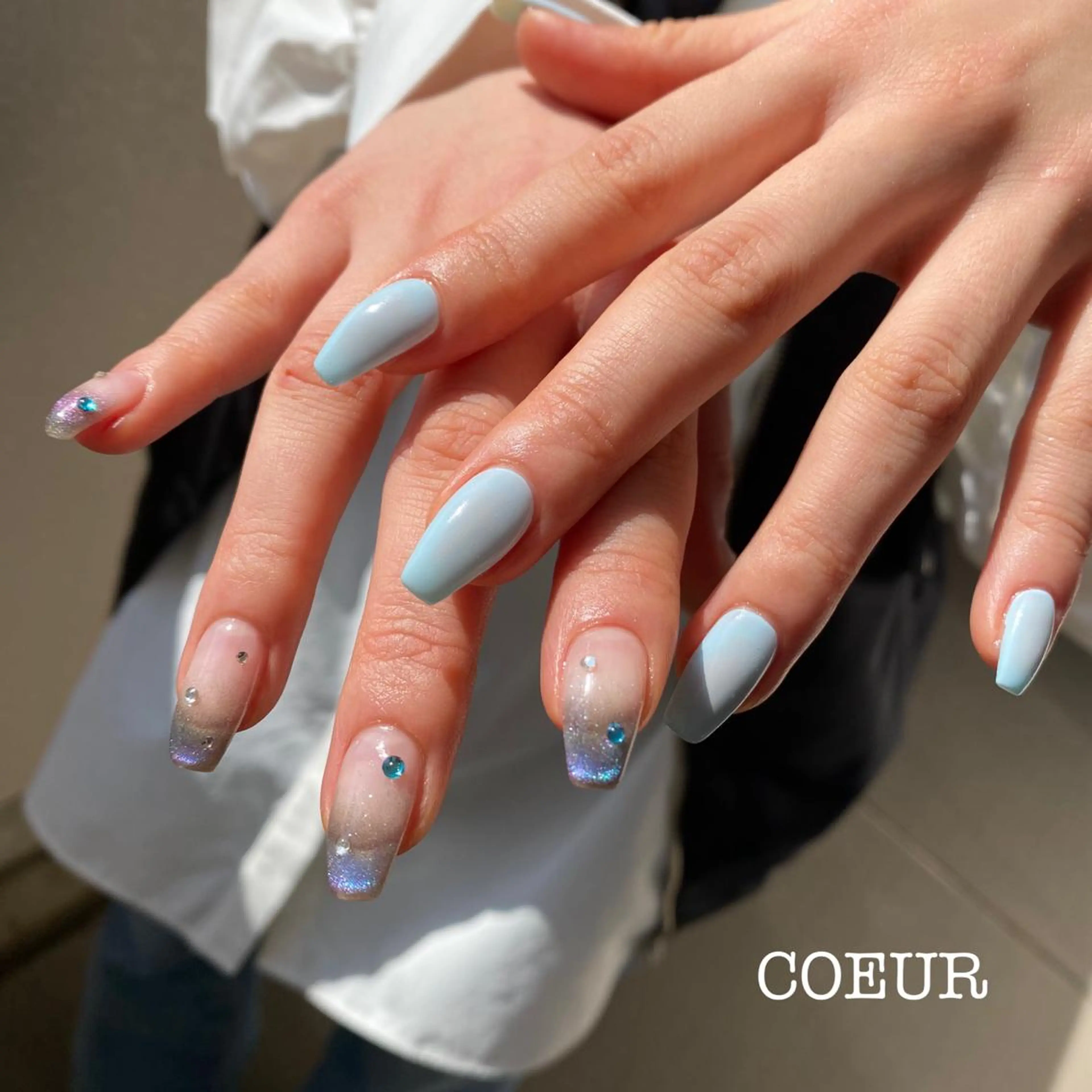 ネイル ハンドネイル COEUR✴︎ yukikaのネイルデザイン