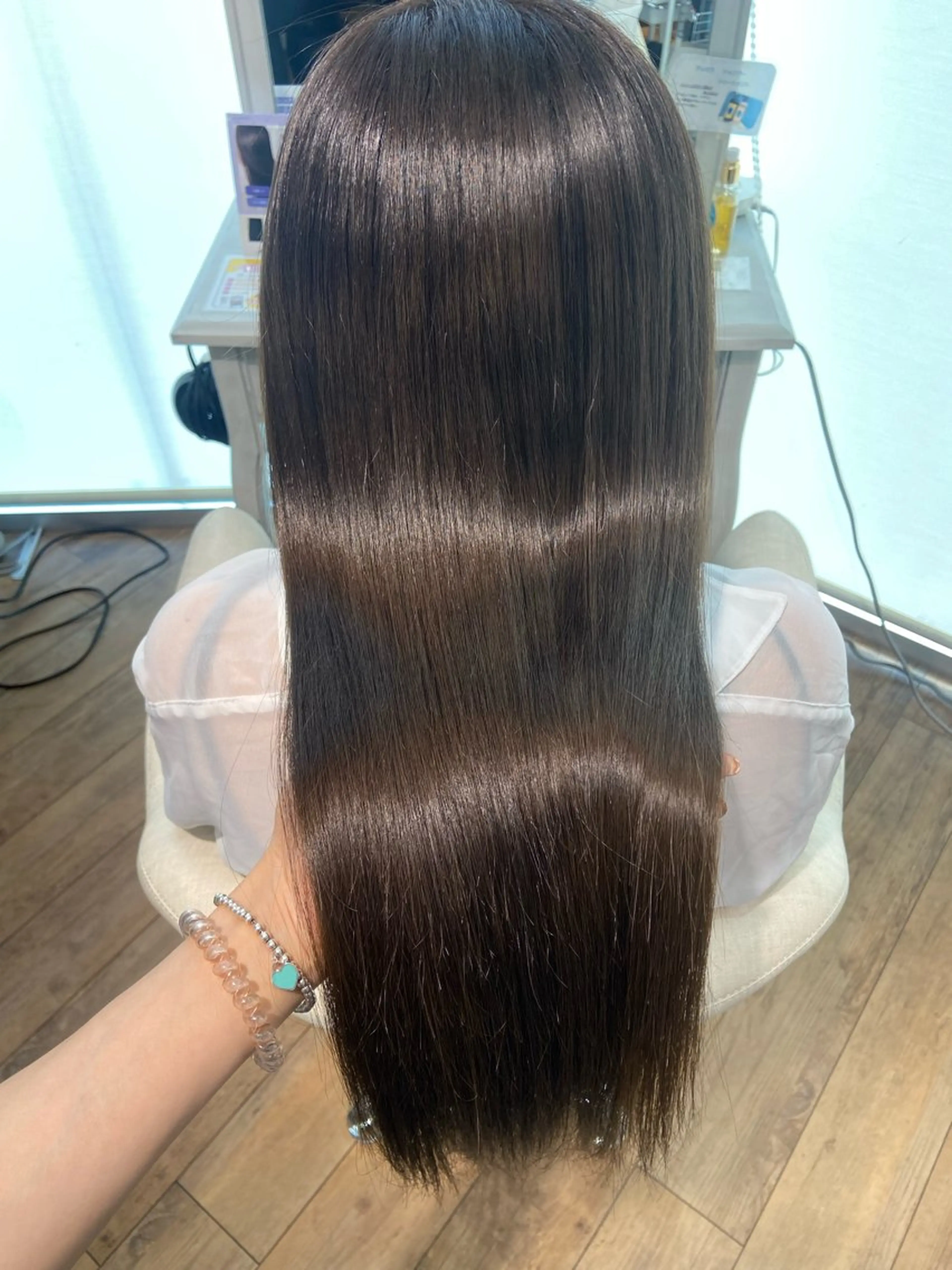 ロング カラー トリートメント トリートメント 🧸プルエクステ❤︎ ネイルKAO🧸のヘアスタイル