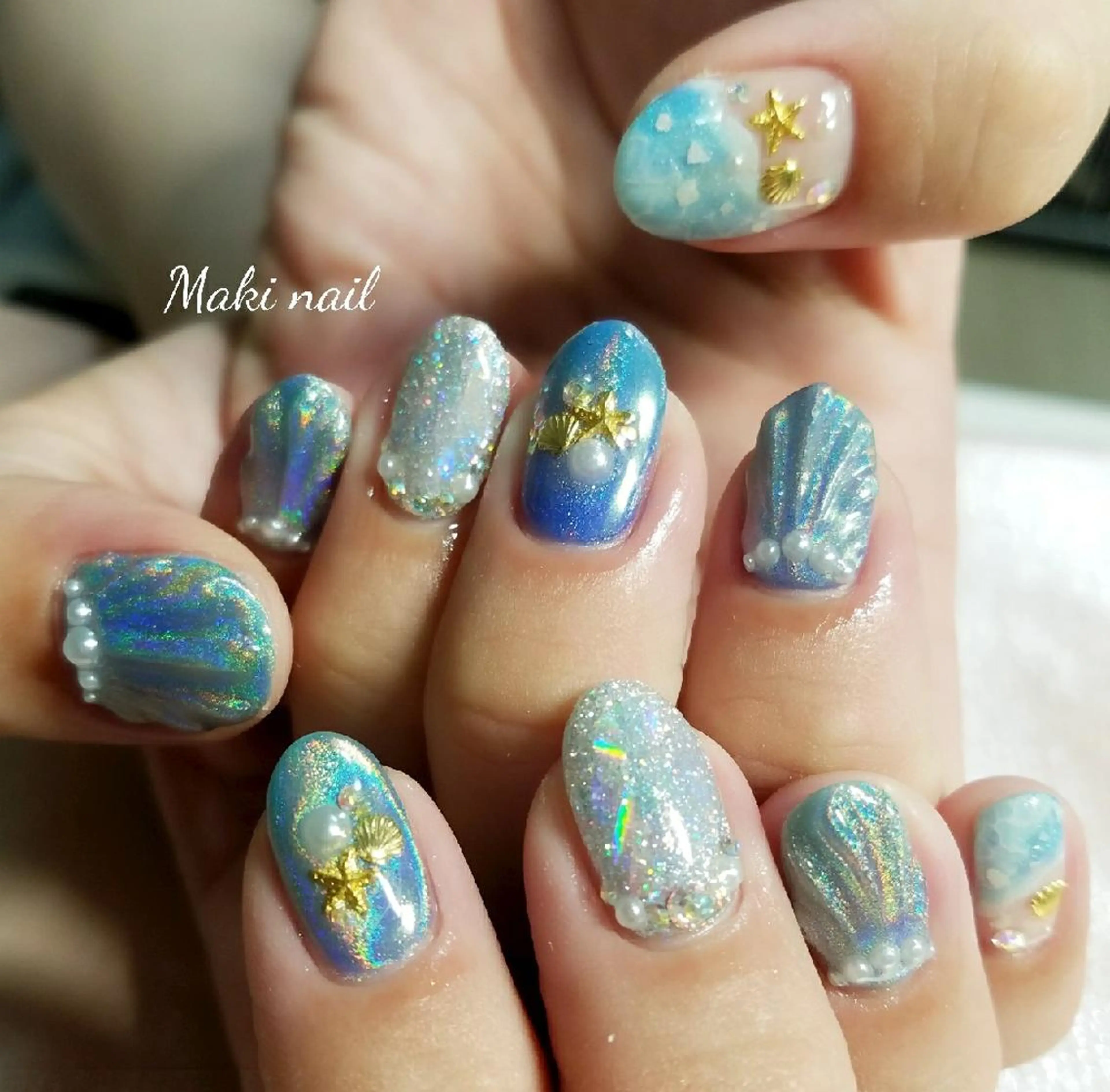 ショート ネイル ジェルネイル   MAKI NAILのネイルデザイン