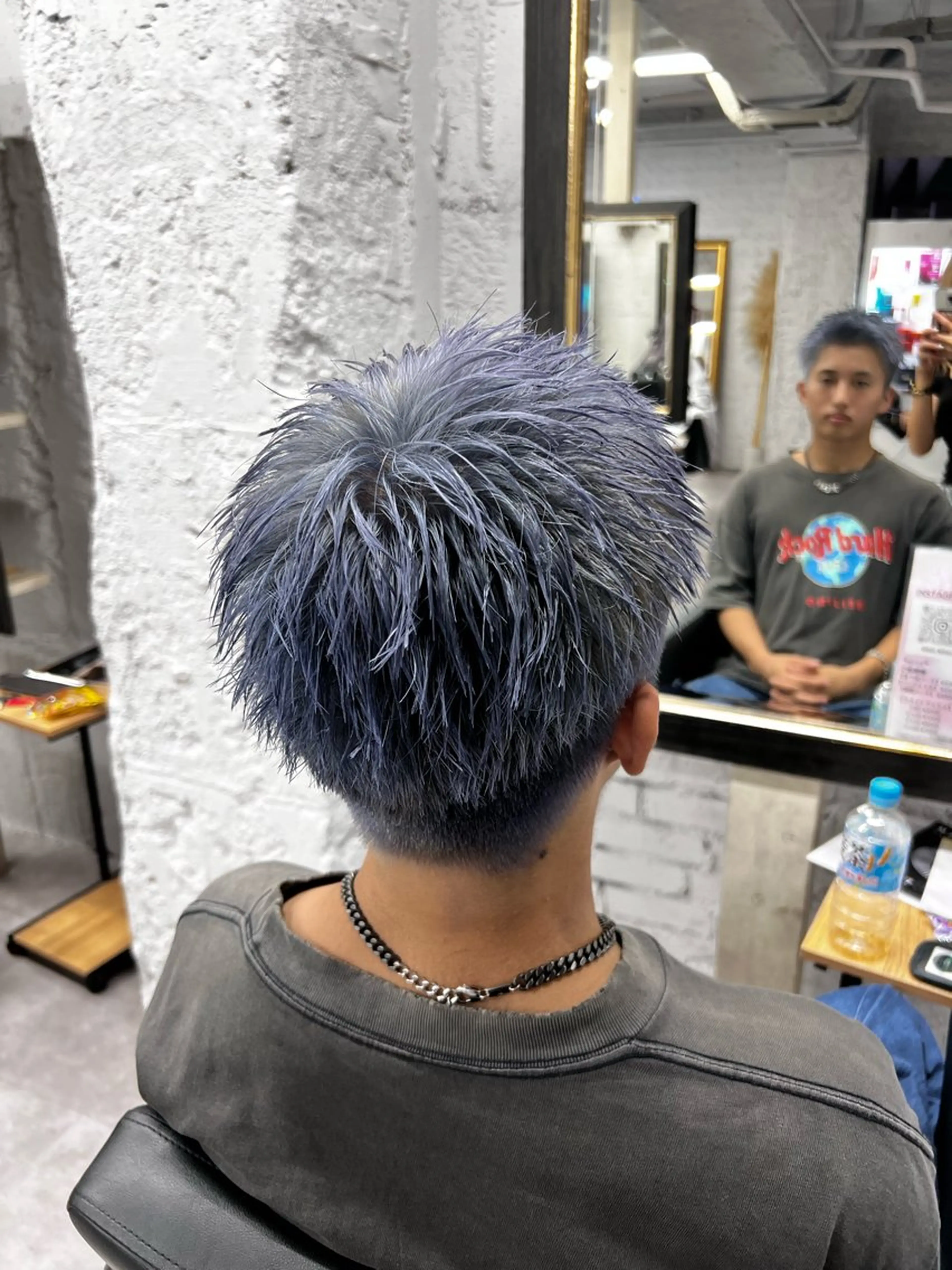 カラー メンズ 笹江 瑞穂のヘアスタイル