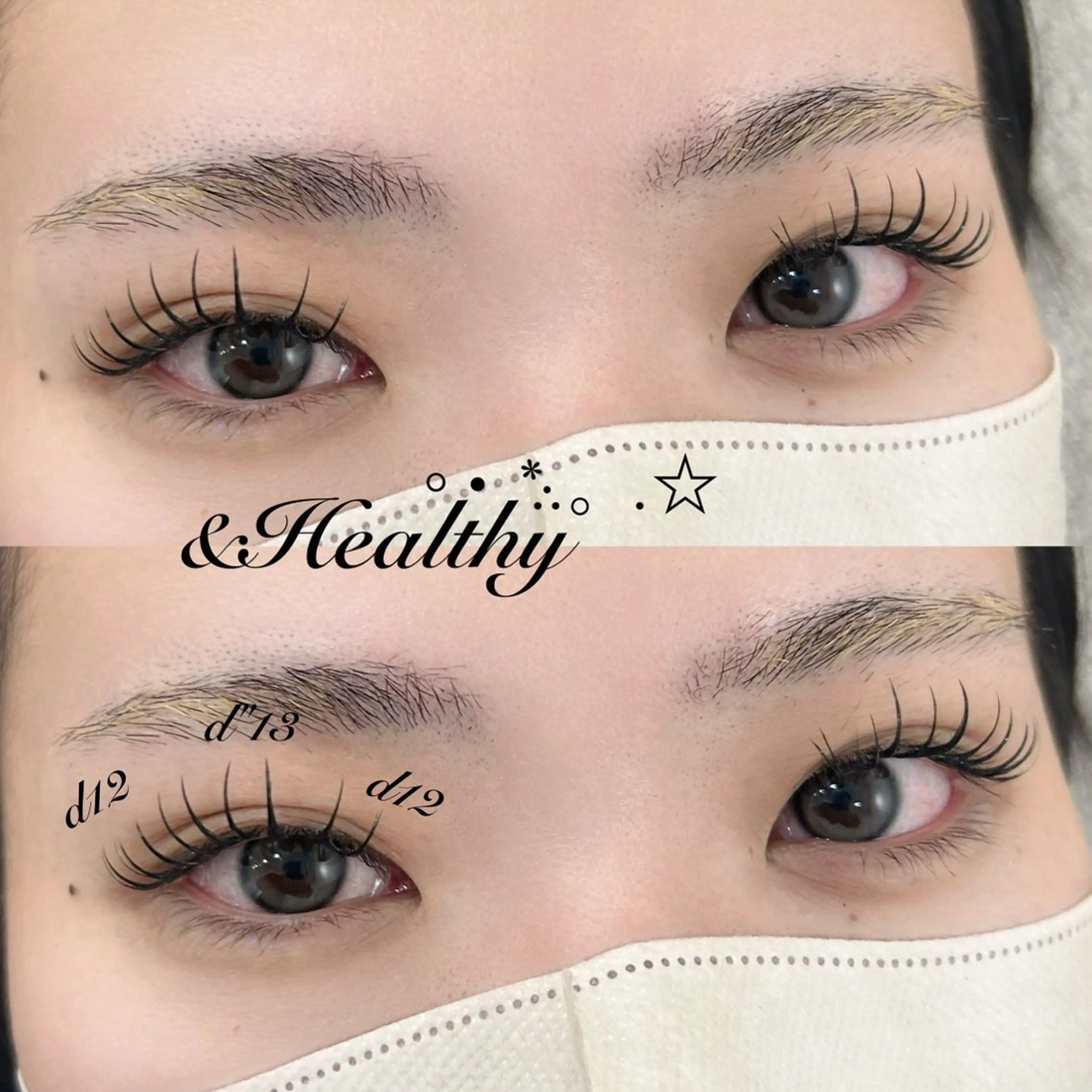 マツエク さつき🐩🖤 束感/可愛い/韓国風のマツエク・マツパデザイン