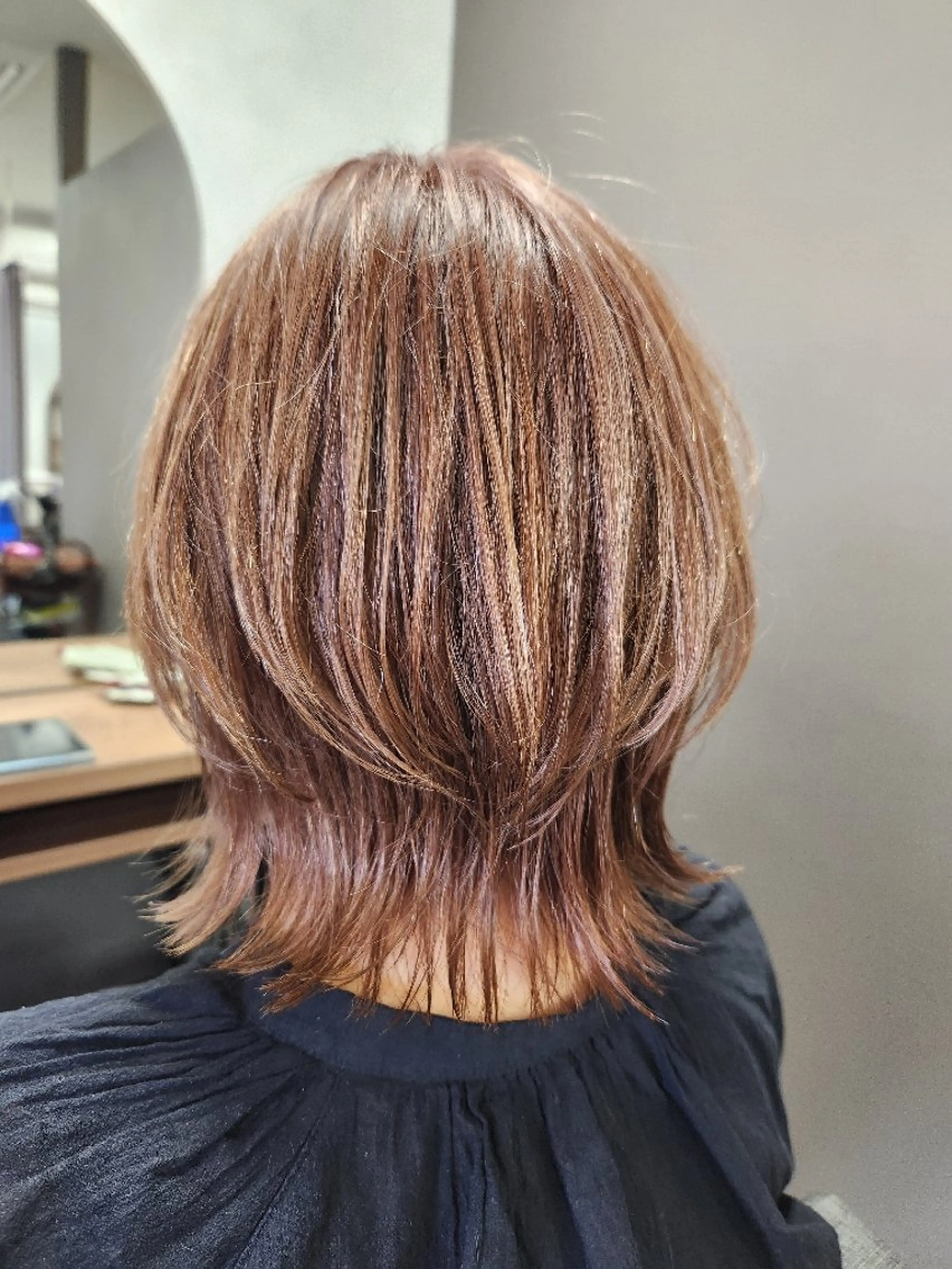 ショート ボブ くびれヘア レイヤーカット TELA HAIR 土気あすみが丘店所属・✂ AYAのヘアスタイル