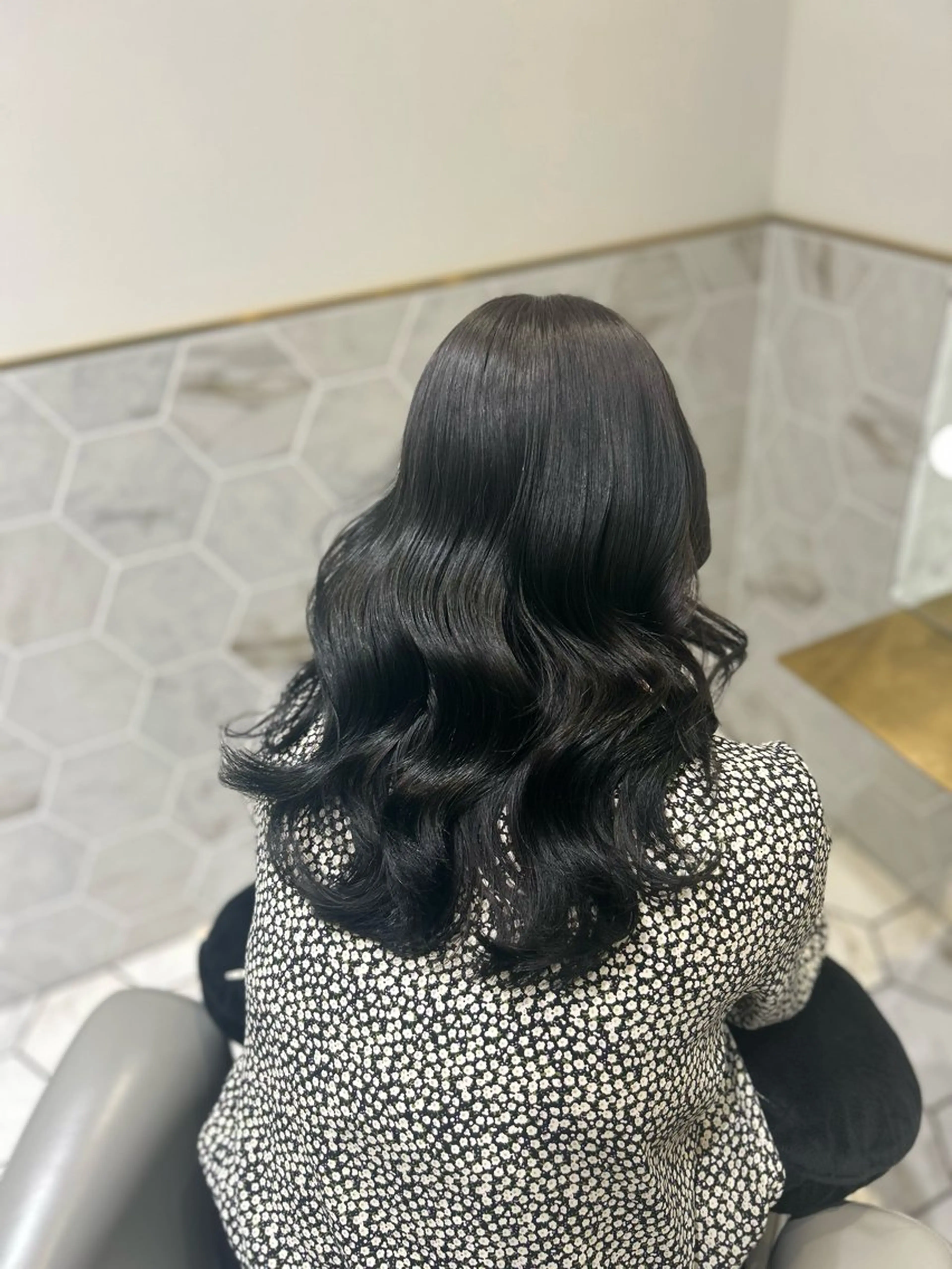 ロング ヘアカラー costes 今井芽依のヘアスタイル