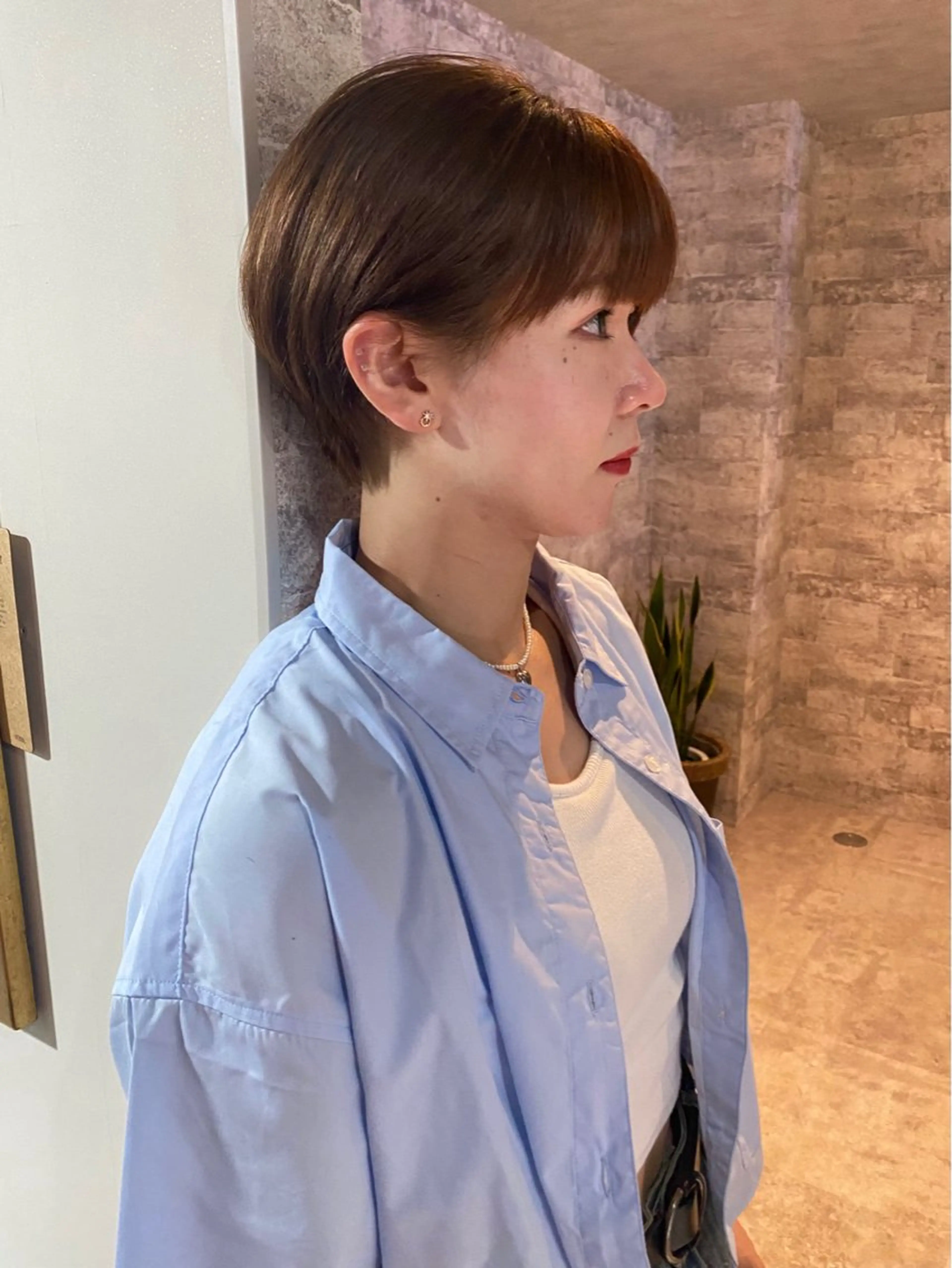 ショート カラー パーマ カット ヘアカラー 縮毛矯正 トリートメント mai / linoah˚✧のヘアスタイル