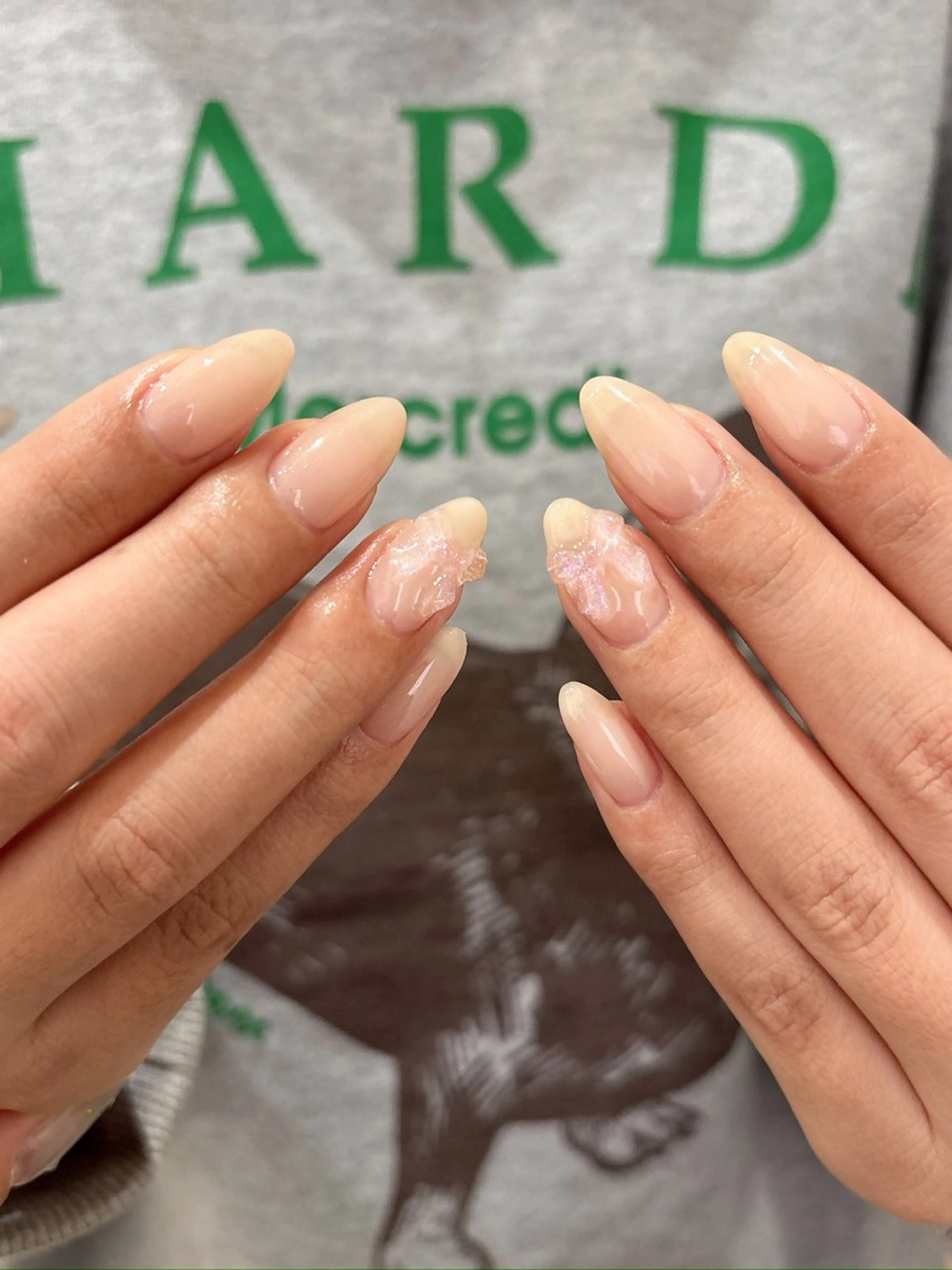 ネイル ワンカラーネイル ☁️Himmel☁️ SARA💛のネイルデザイン