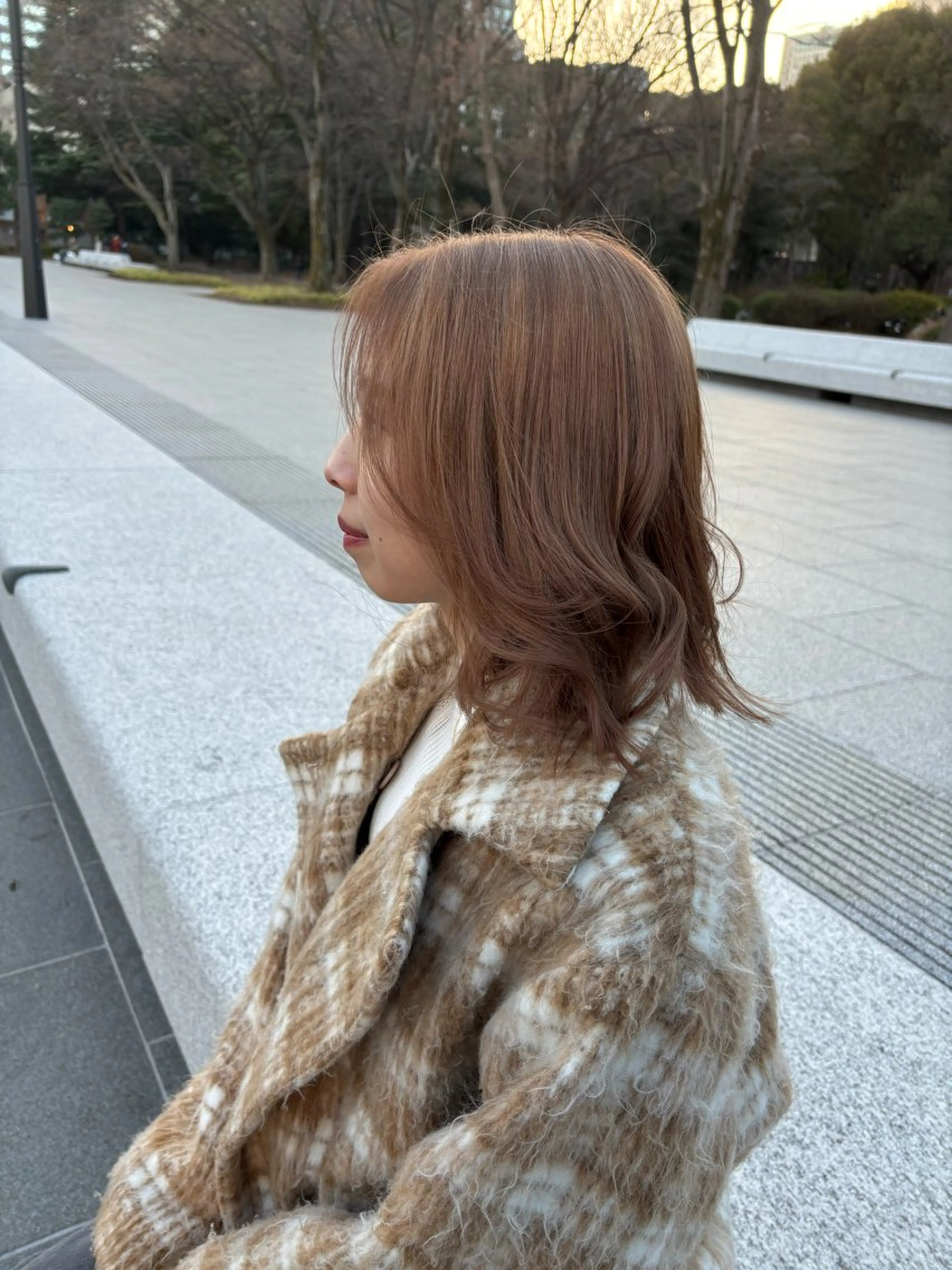 ミディアム カラー ブリーチ レッドカラー 『ハイトーン特化』✨ 音喜多優也のヘアスタイル