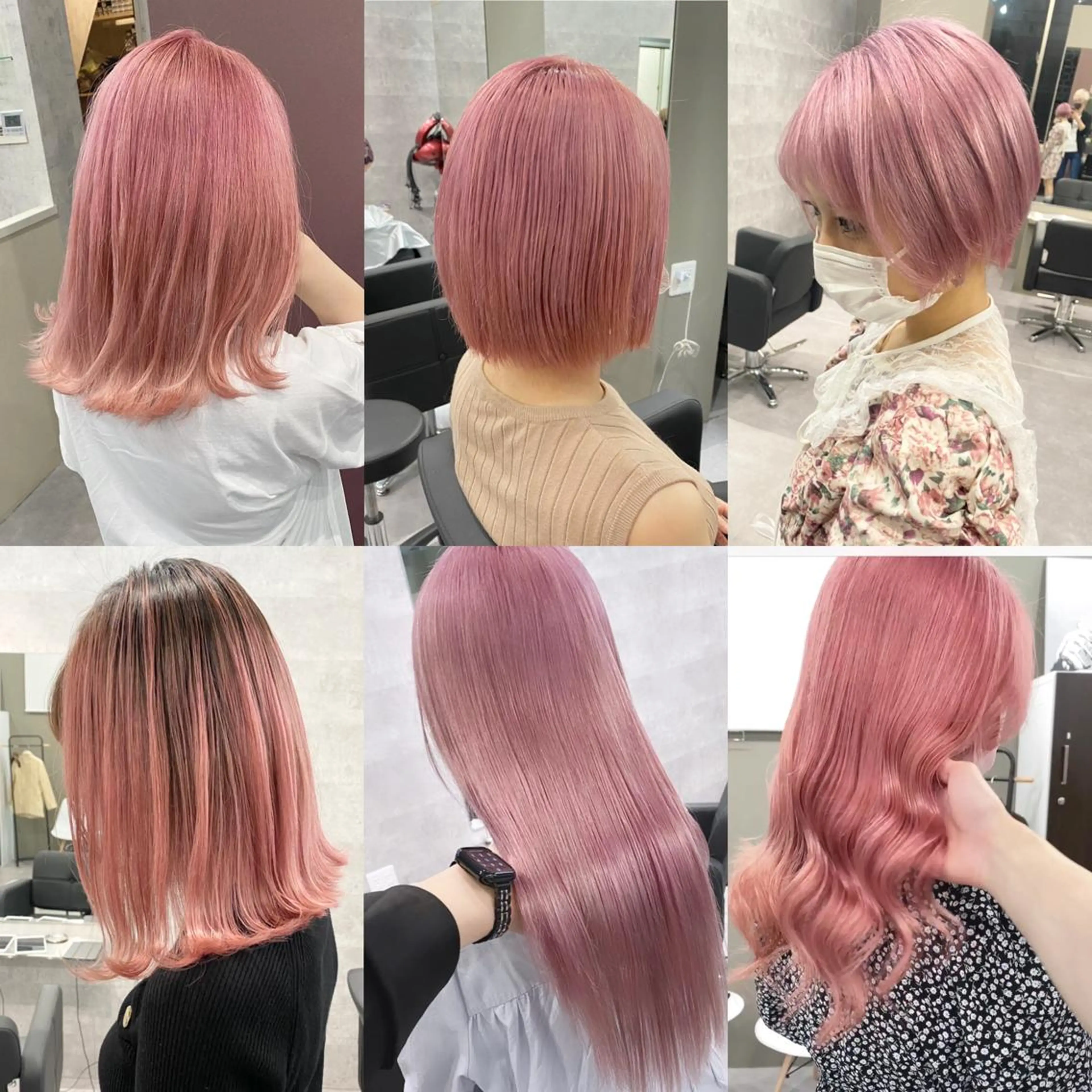 カラー ピンクカラー Via officialのヘアスタイル